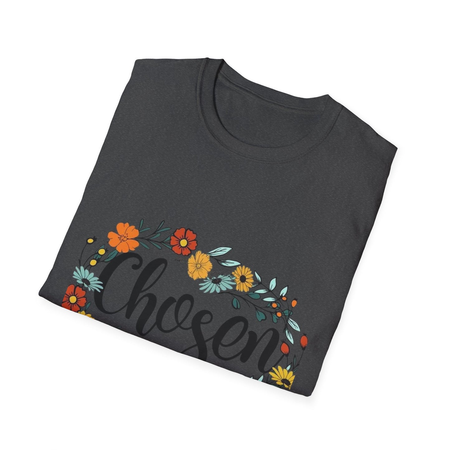 C- Chosen Floral T-Shirt — 1 Peter 2:9 Christian Tee