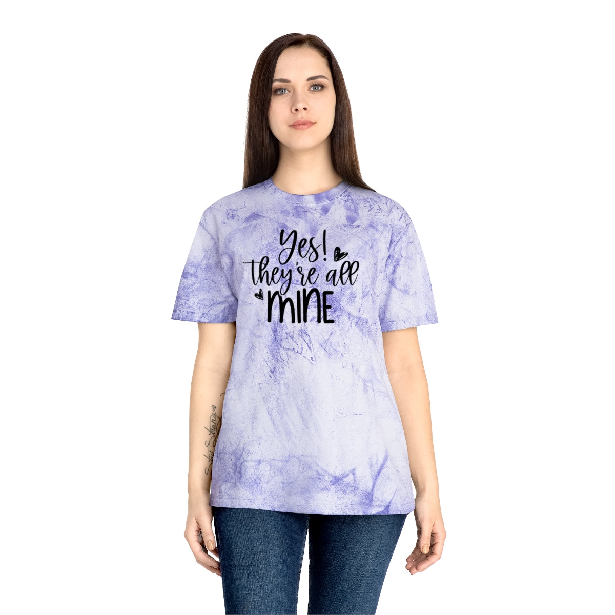 M- Yes They're All Mine Color Blast Tee