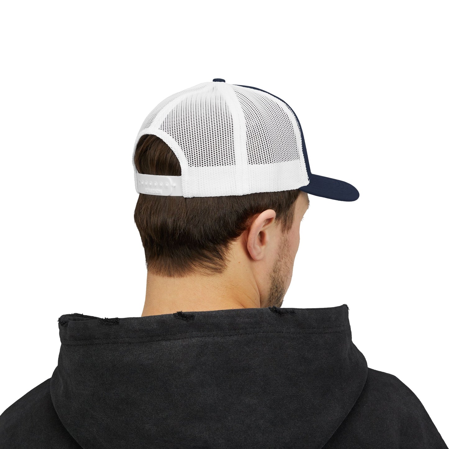 GA- It's Giving Snapback Trucker Hat — Graphic Mesh Baseball Cap