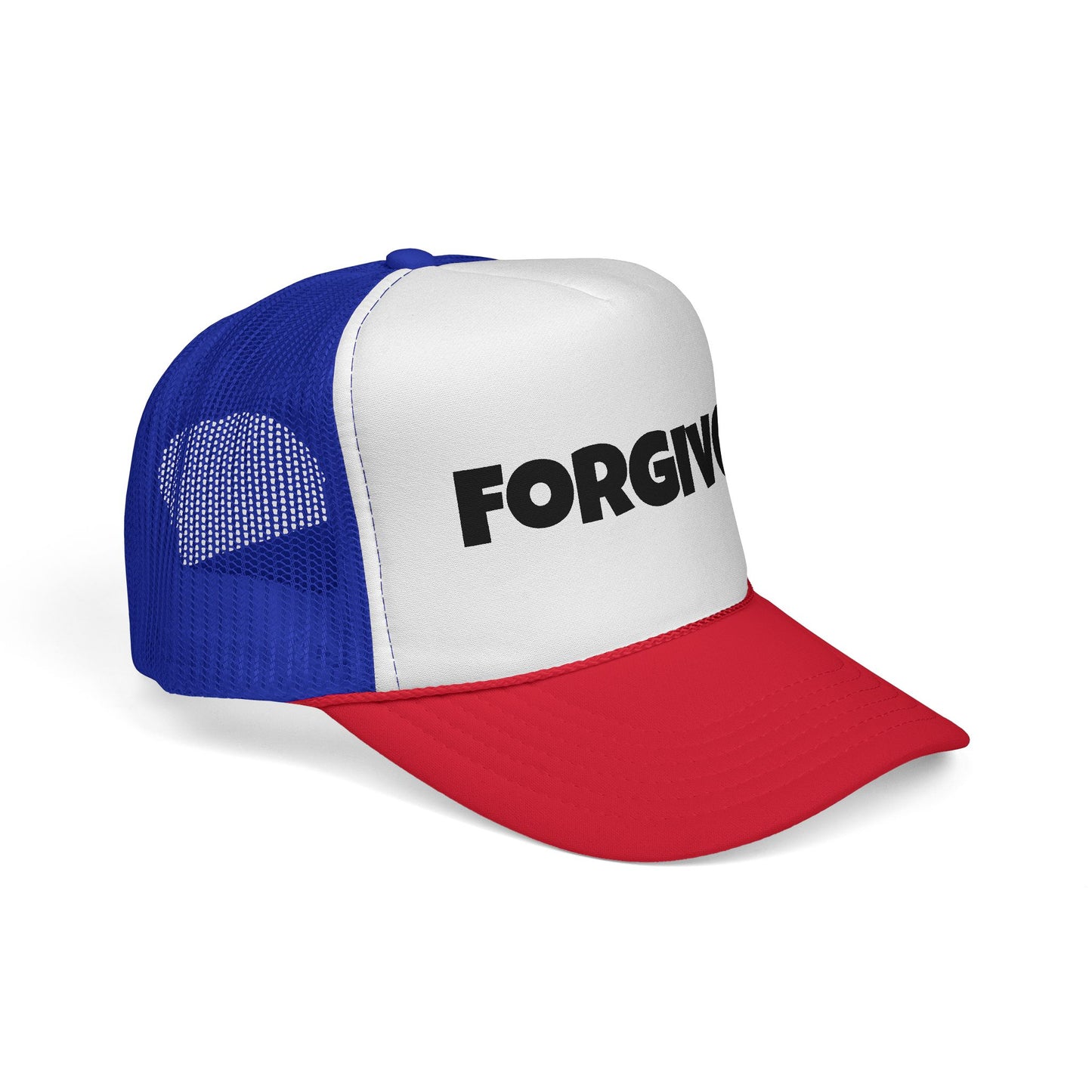 C- Forgiven Trucker Cap — Christian Faith Message Mesh Hat
