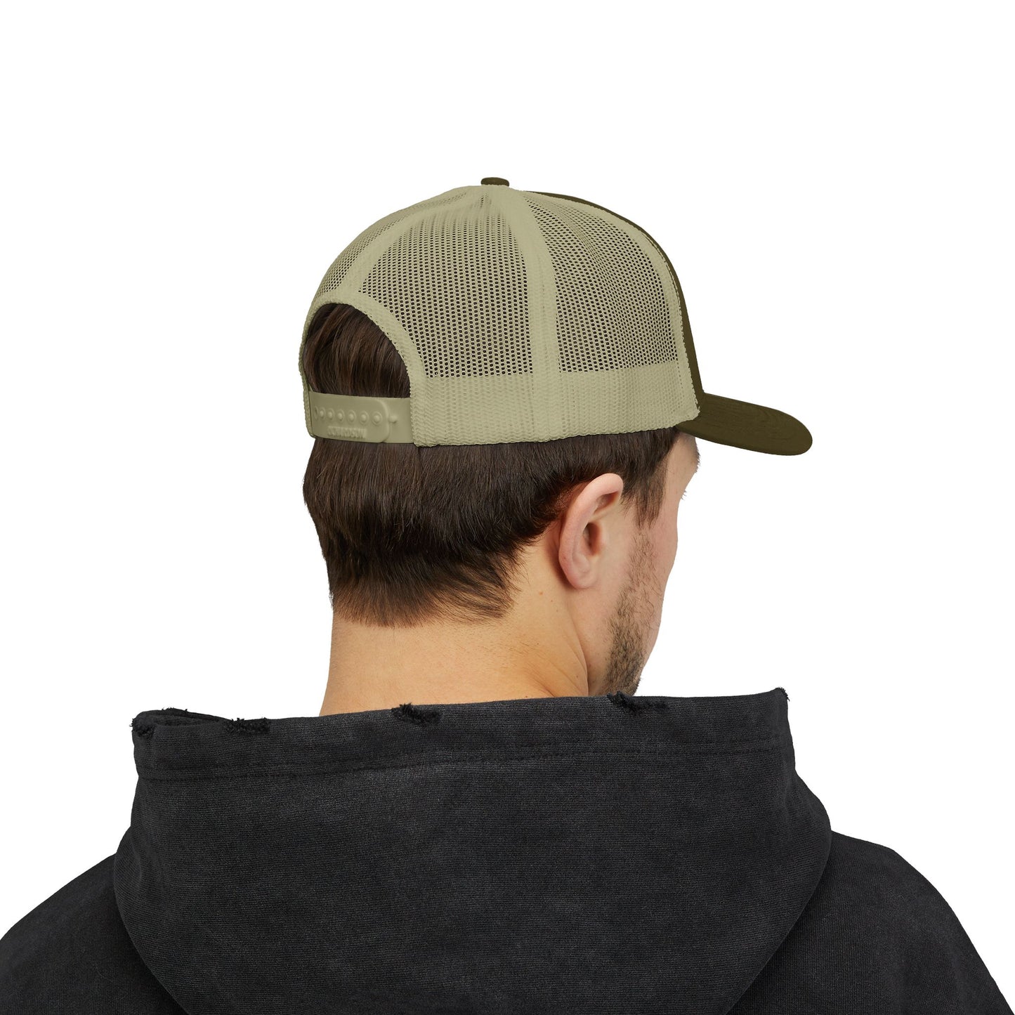 C- Blessed Trucker Cap — Embroidered 'BLESSED' Snapback Hat