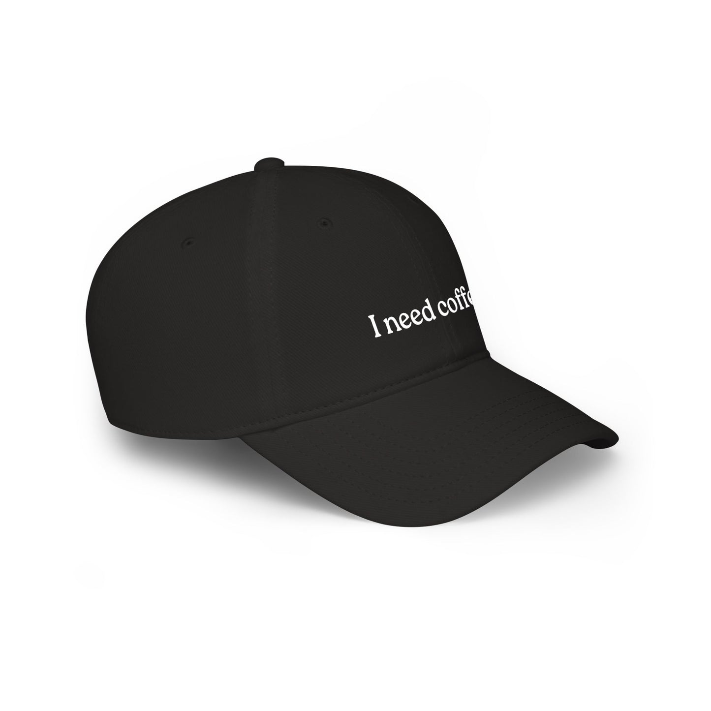 GA- I Need Coffee Baseball Cap – Low Profile Dad Hat