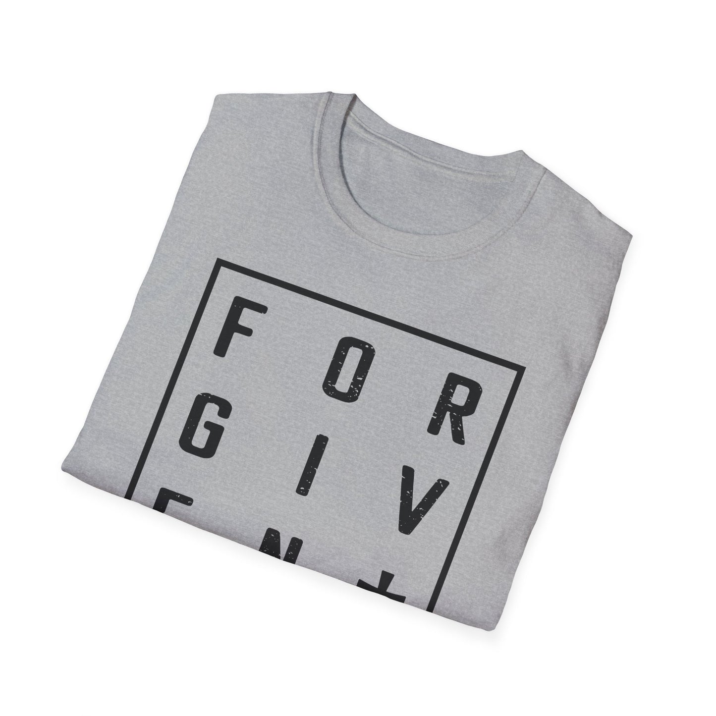 C - Forgiven T-Shirt, Unisex Tee, Motivational Shirt for Everyday Wear, Thoughtful Gift, Spiritual Apparel
