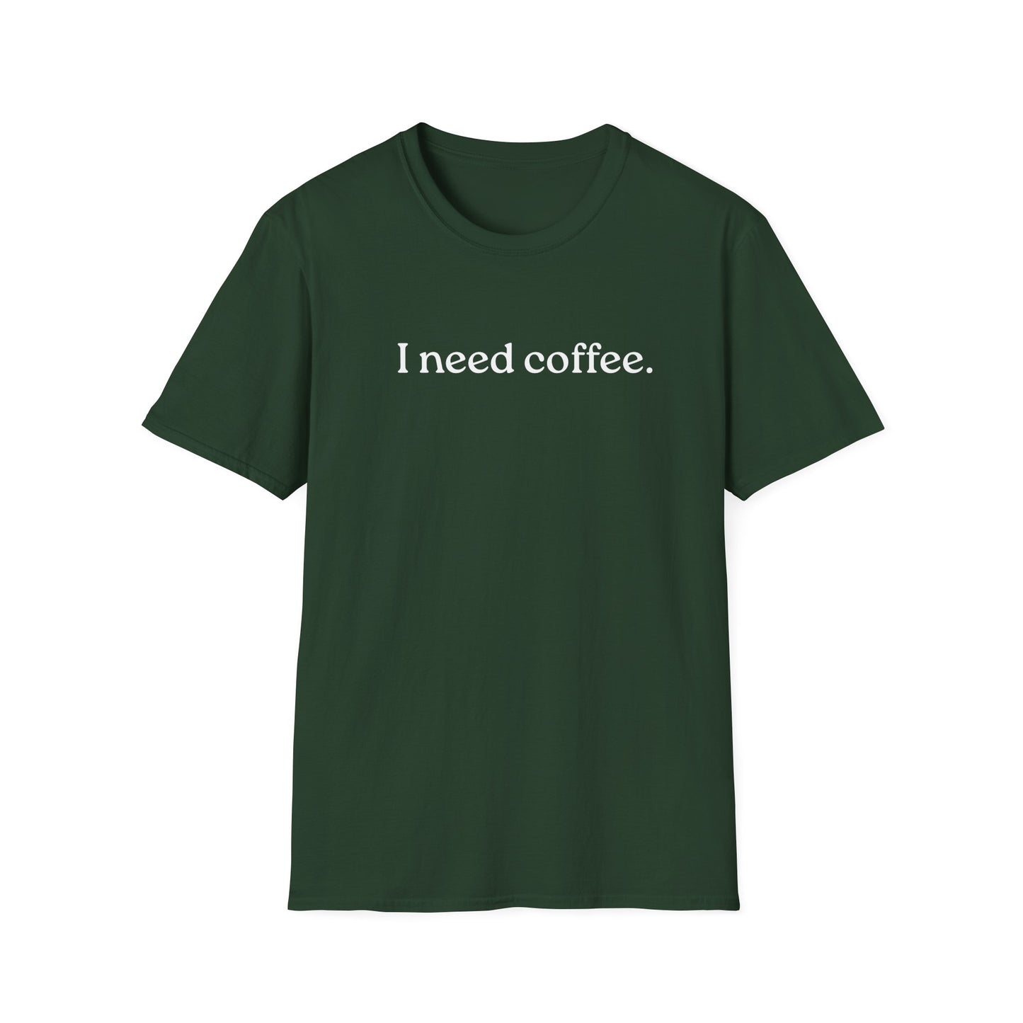 M- I Need Coffee T-Shirt, Funny Tee, Coffee Lover Gift, Casual Wear, Everyday Humor, Birthday Present