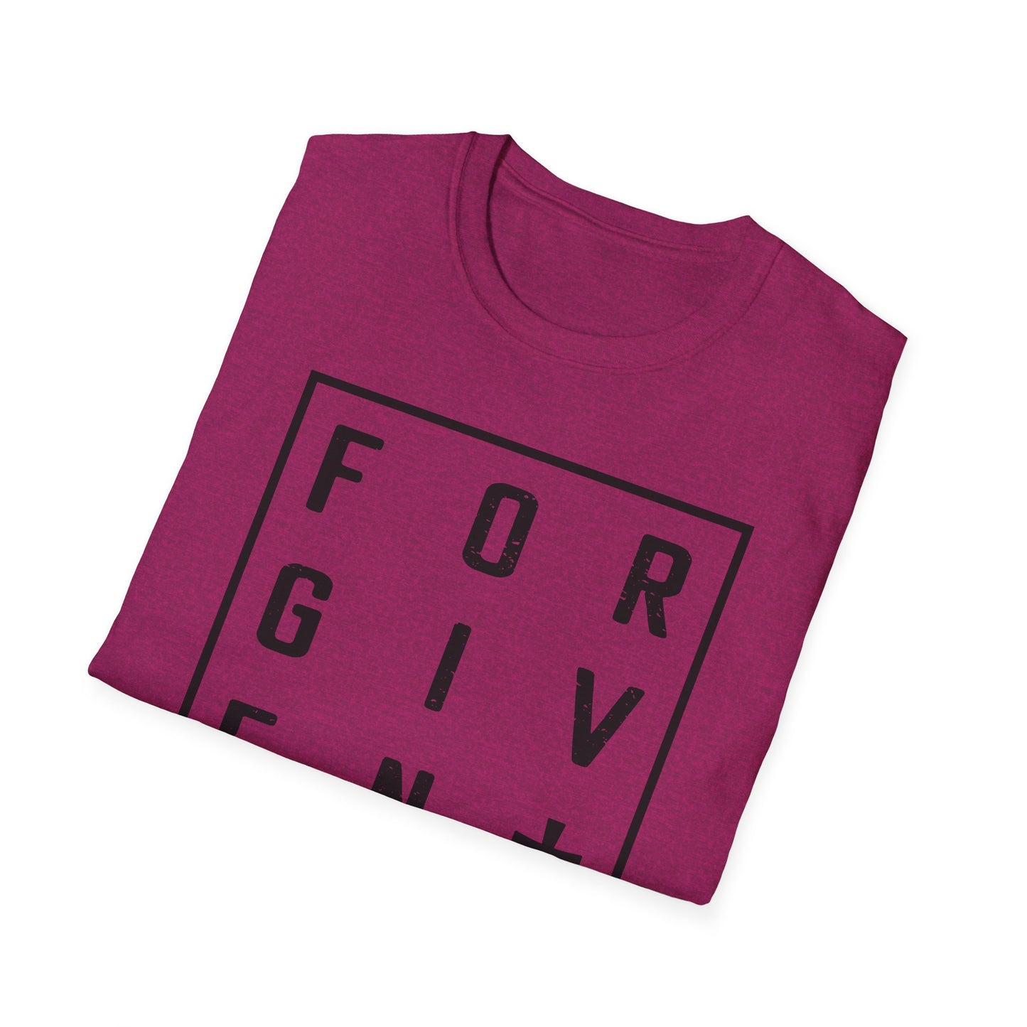 C - Forgiven T-Shirt, Unisex Tee, Motivational Shirt for Everyday Wear, Thoughtful Gift, Spiritual Apparel