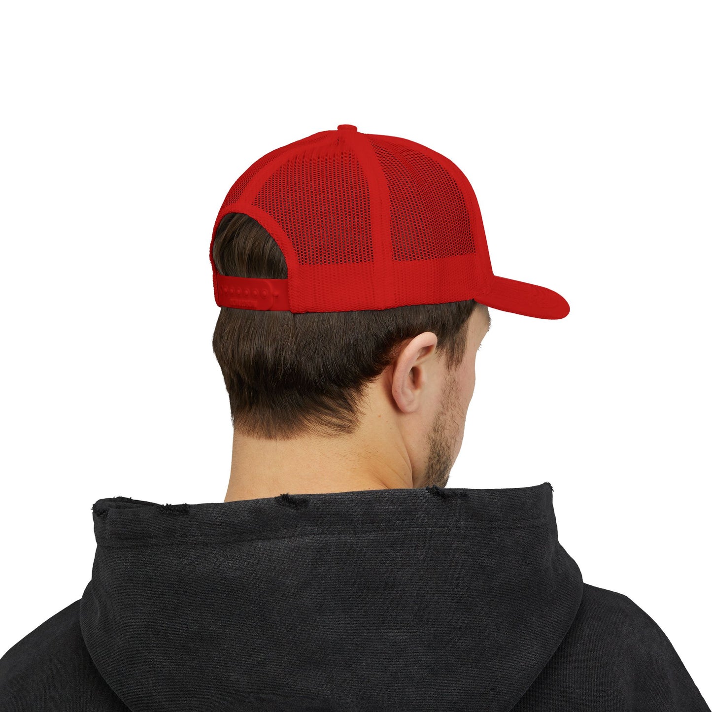 C- Blessed Trucker Cap — Embroidered 'BLESSED' Snapback Hat