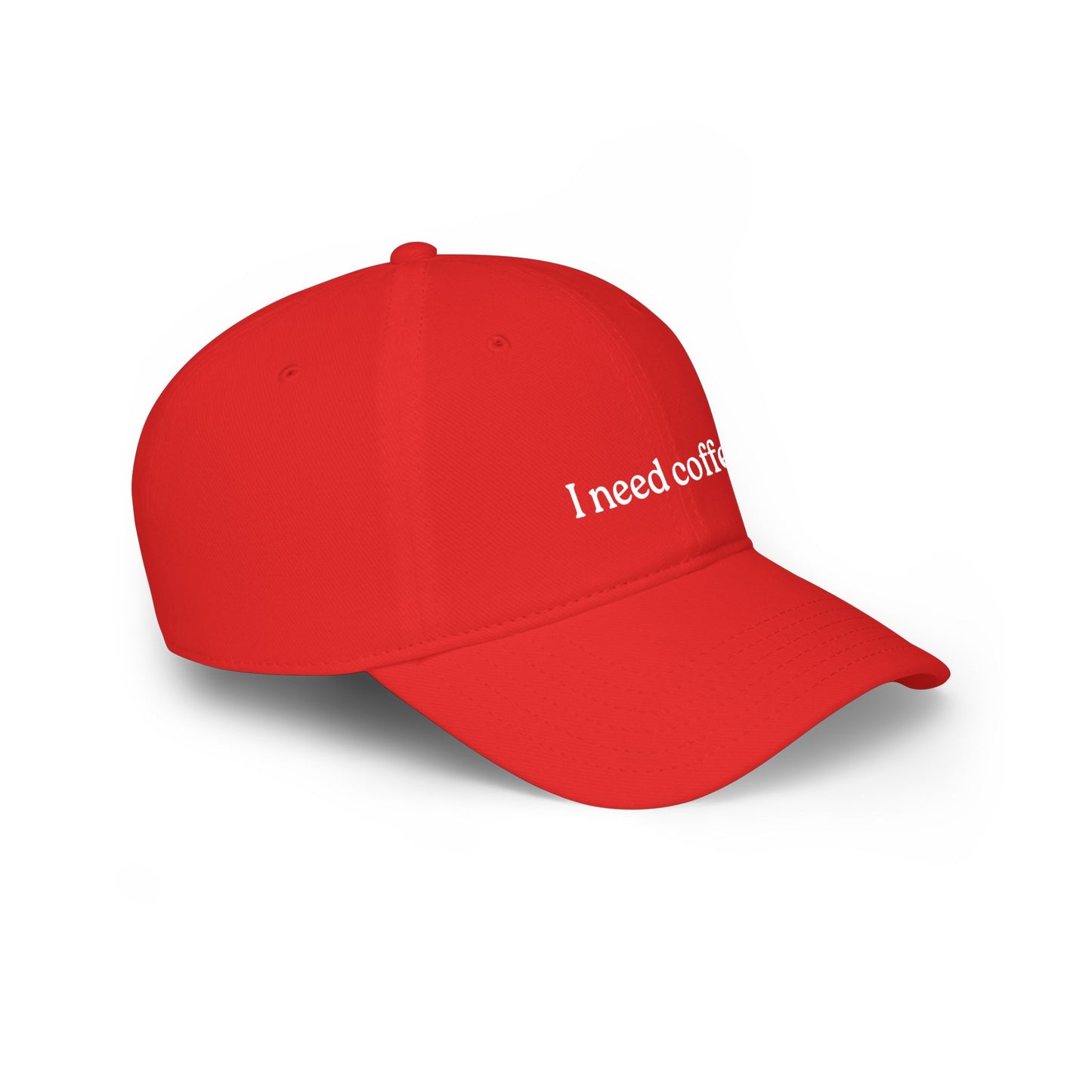 GA- I Need Coffee Baseball Cap – Low Profile Dad Hat