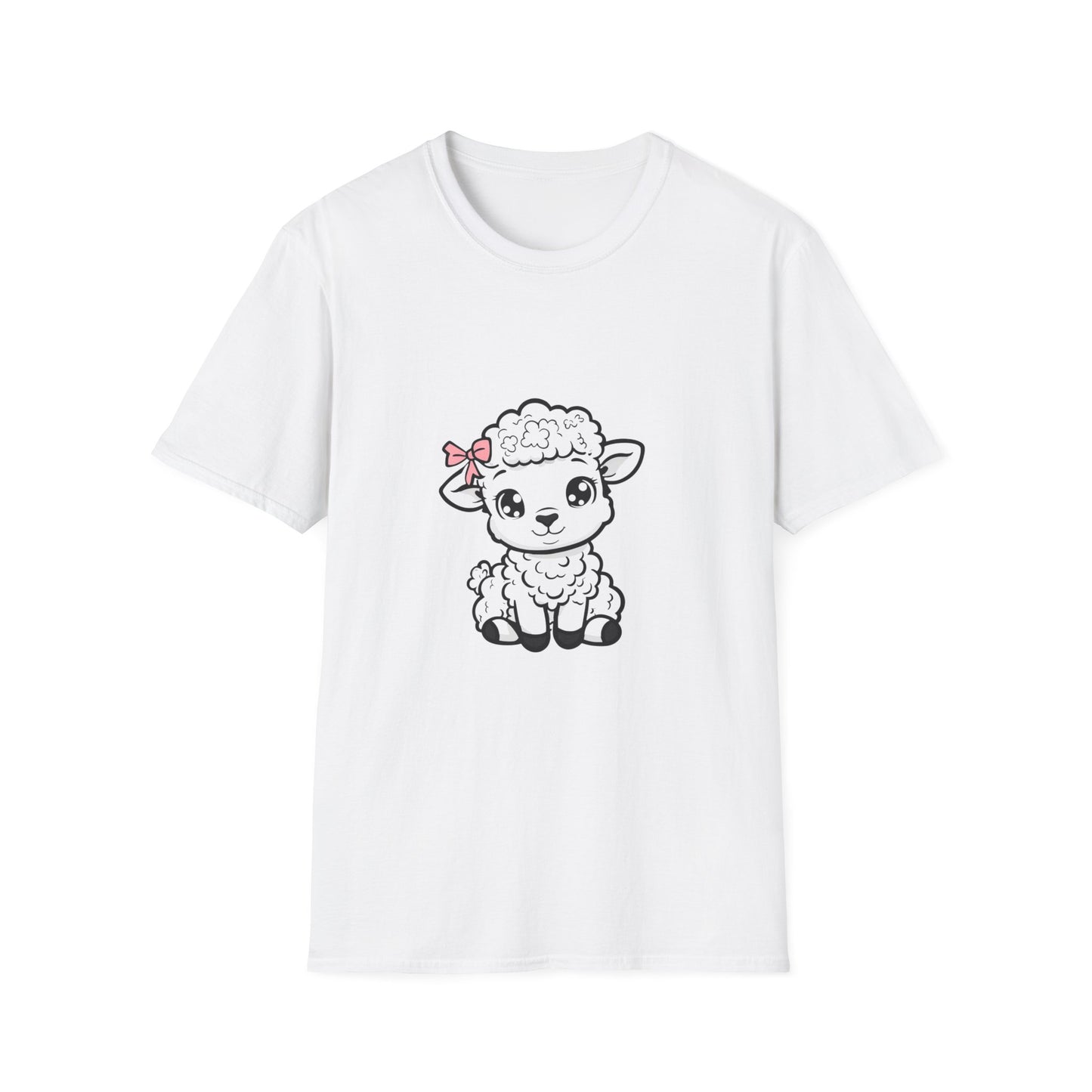 E- Cute Little Lamb Softstyle T-Shirt