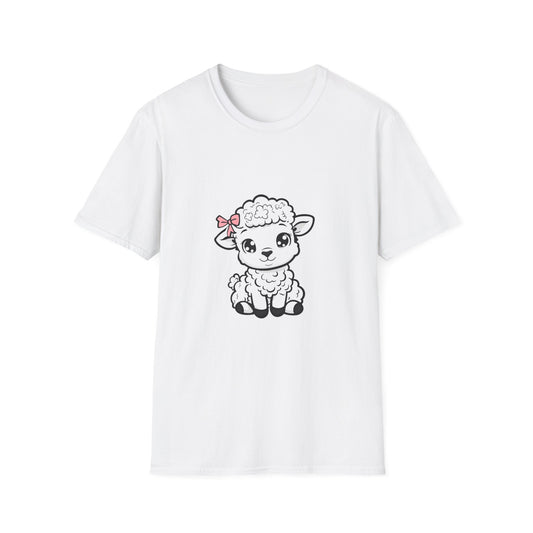 E- Cute Little Lamb Softstyle T-Shirt