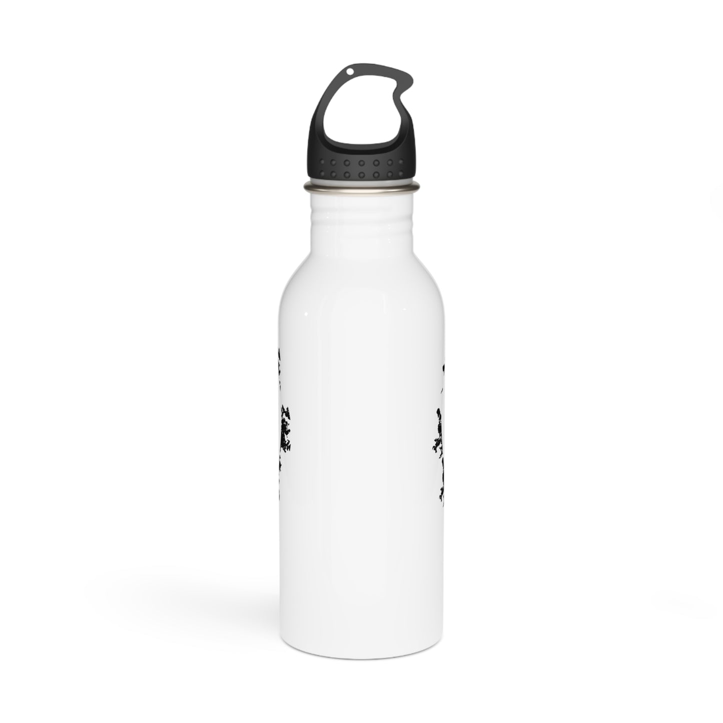C- Christian Cross Heart Stainless Steel Water Bottle — Faith Inspirational Drink Bottle