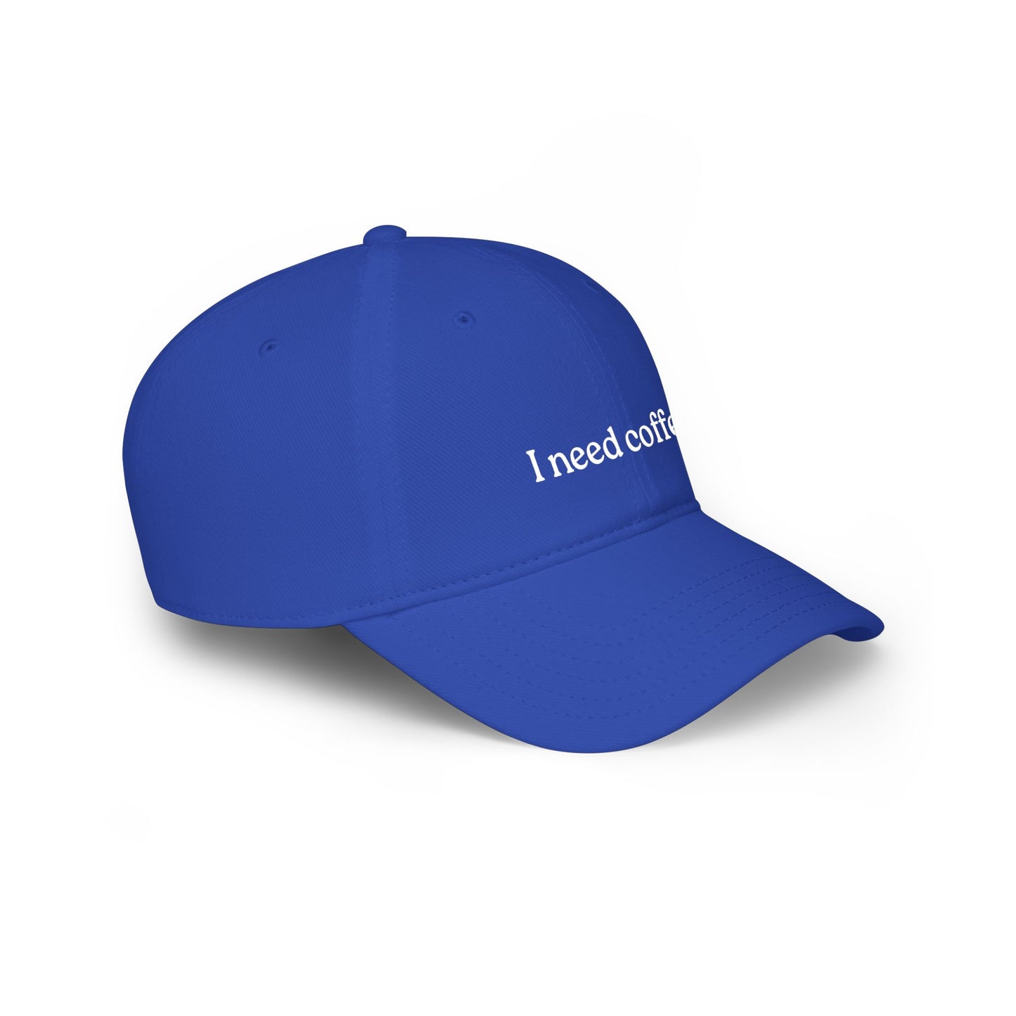 GA- I Need Coffee Baseball Cap – Low Profile Dad Hat