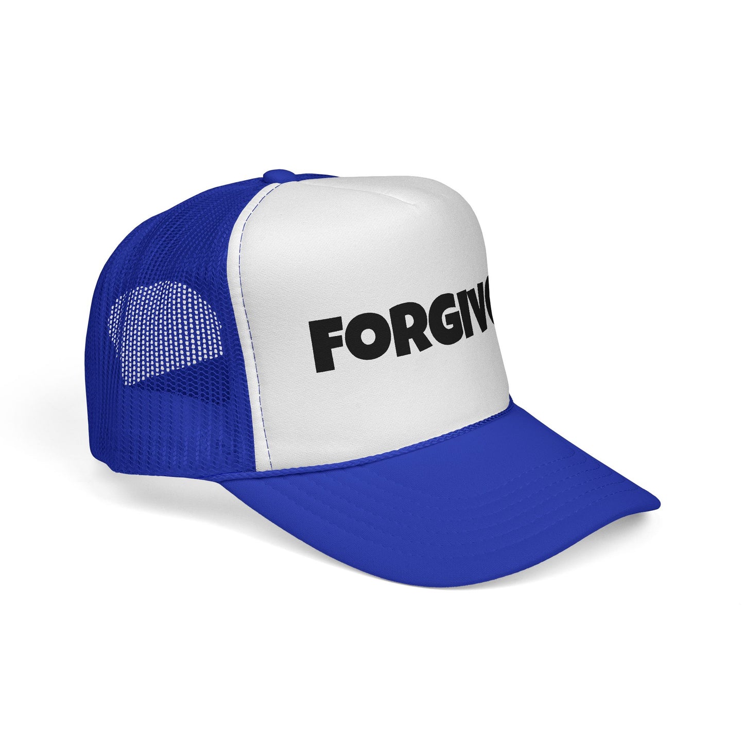 C- Forgiven Trucker Cap — Christian Faith Message Mesh Hat