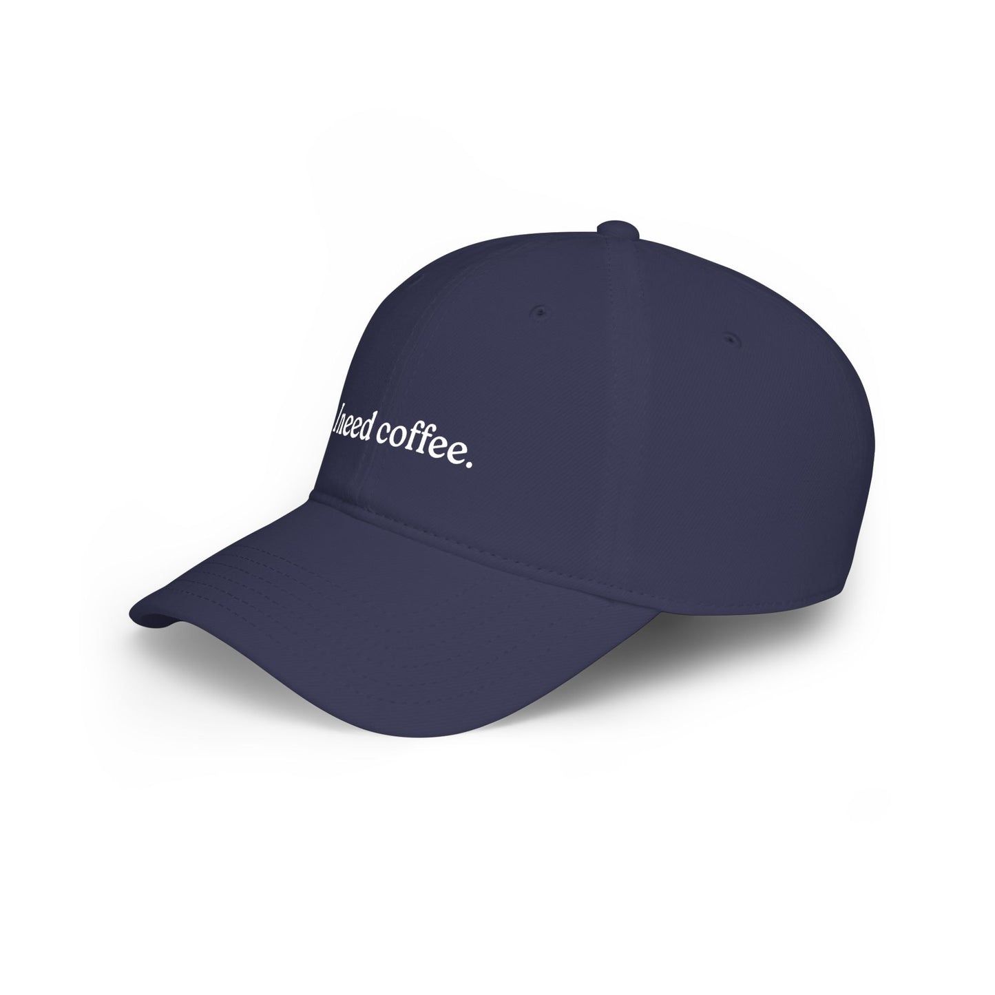 GA- I Need Coffee Baseball Cap – Low Profile Dad Hat