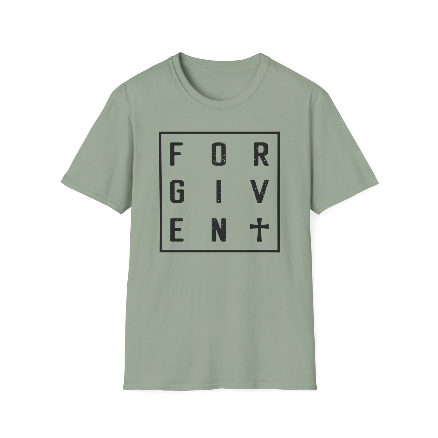 C - Forgiven T-Shirt, Unisex Tee, Motivational Shirt for Everyday Wear, Thoughtful Gift, Spiritual Apparel