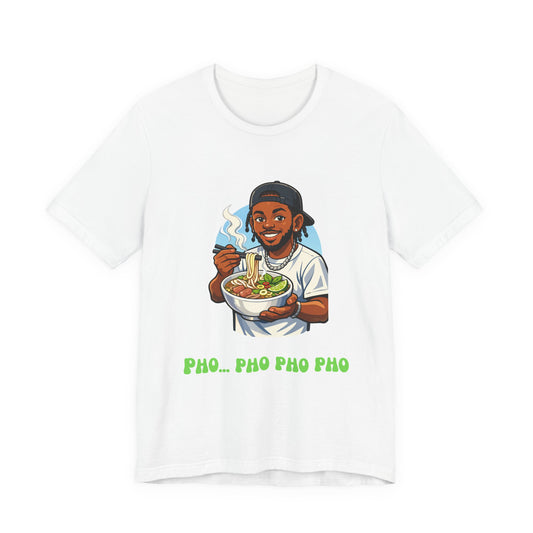 GA- Strike Pose Pho T‑Shirt — Funny "Pho... Pho Pho Pho" Noodle Bowl Graphic Tee