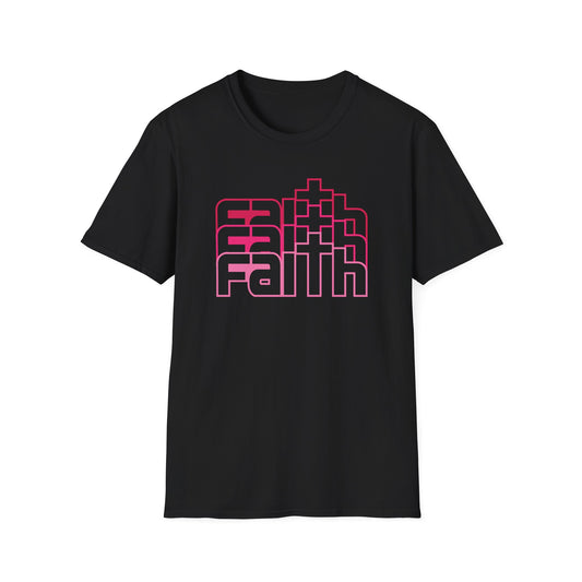 C - Faith Pink T-Shirt  for Everyday Wear, Perfect for Gifts, Faith-Based Events, Spiritual [...]