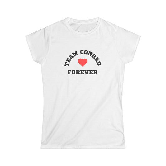 Team Conrad Forever  Tee, Cute Graphic Shirt, Gift for Fans, Casual Wear, Birthday Gift, Team Spirit Apparel