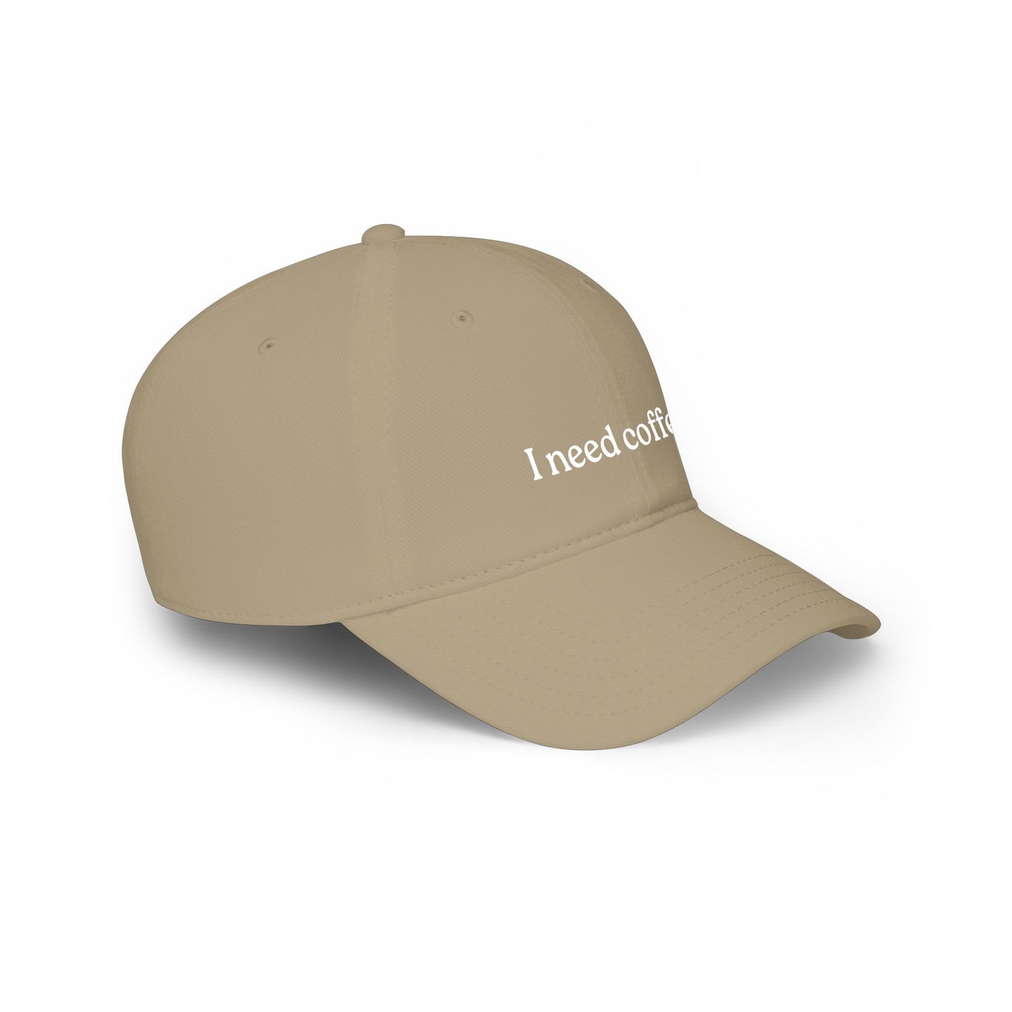 GA- I Need Coffee Baseball Cap – Low Profile Dad Hat