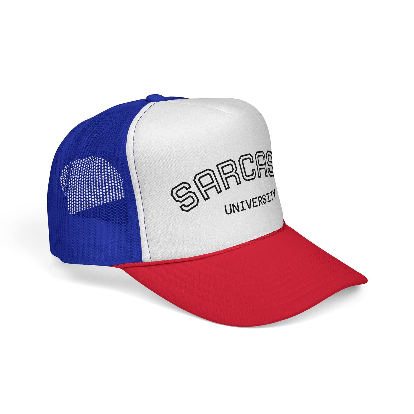 GA- Trucker Cap — "Sarcasm University" Embroidered Mesh Hat
