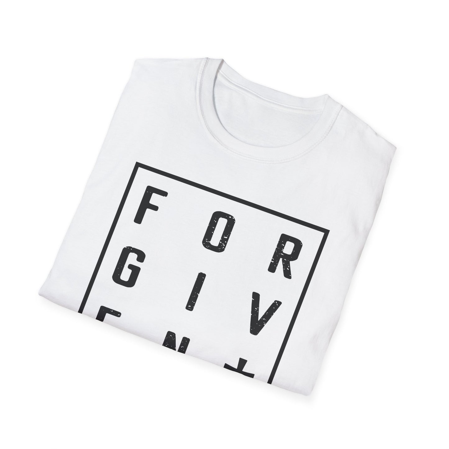 C - Forgiven T-Shirt, Unisex Tee, Motivational Shirt for Everyday Wear, Thoughtful Gift, Spiritual Apparel