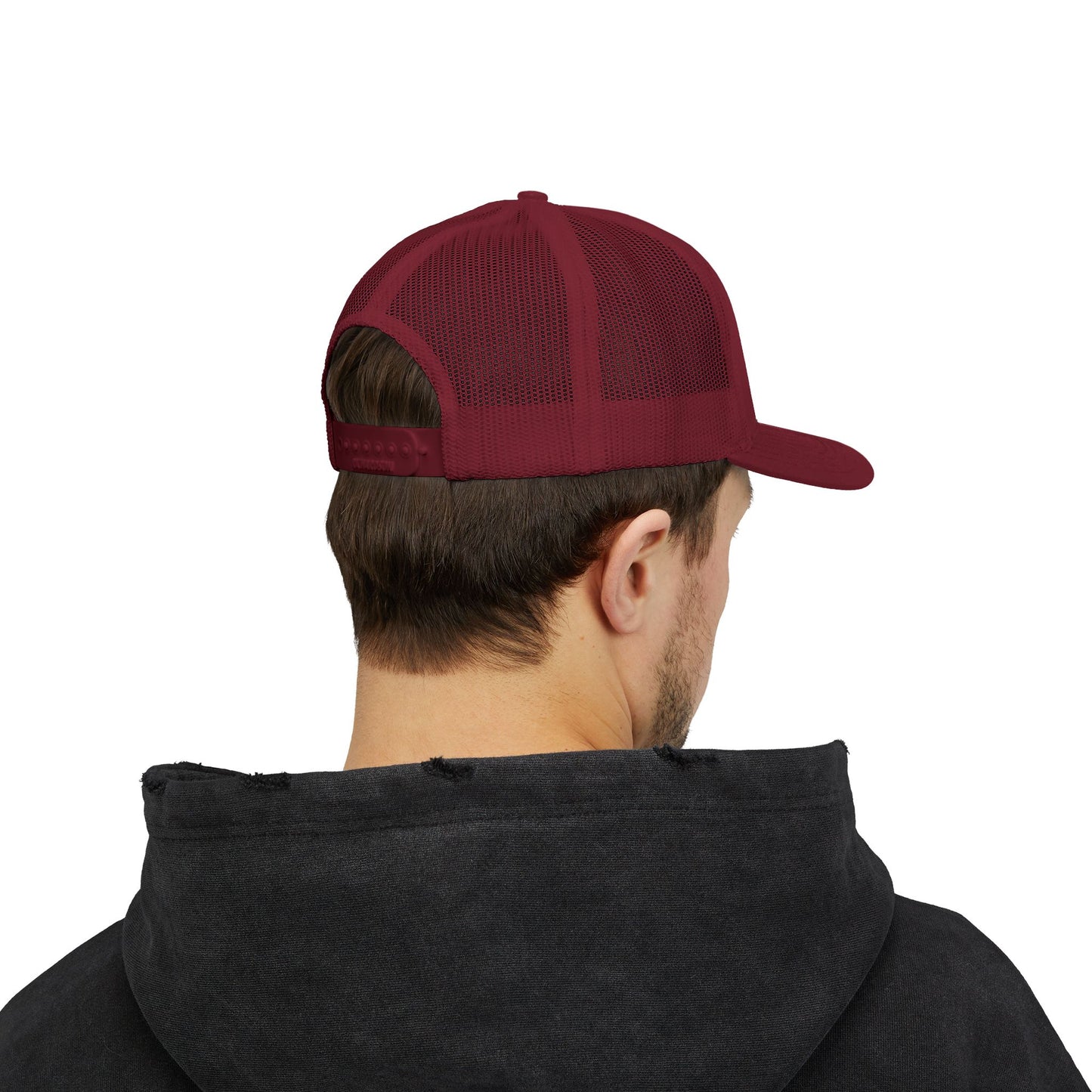 C- Blessed Trucker Cap — Embroidered 'BLESSED' Snapback Hat