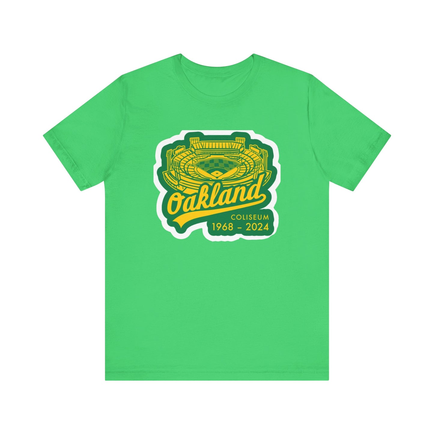 OAK- Oakland Coliseum Tribute Tee | Unisex Jersey Short Sleeve T-Shirt | Sports Apparel, Gift for Fans, 1968-2024 Commemoration, [...]