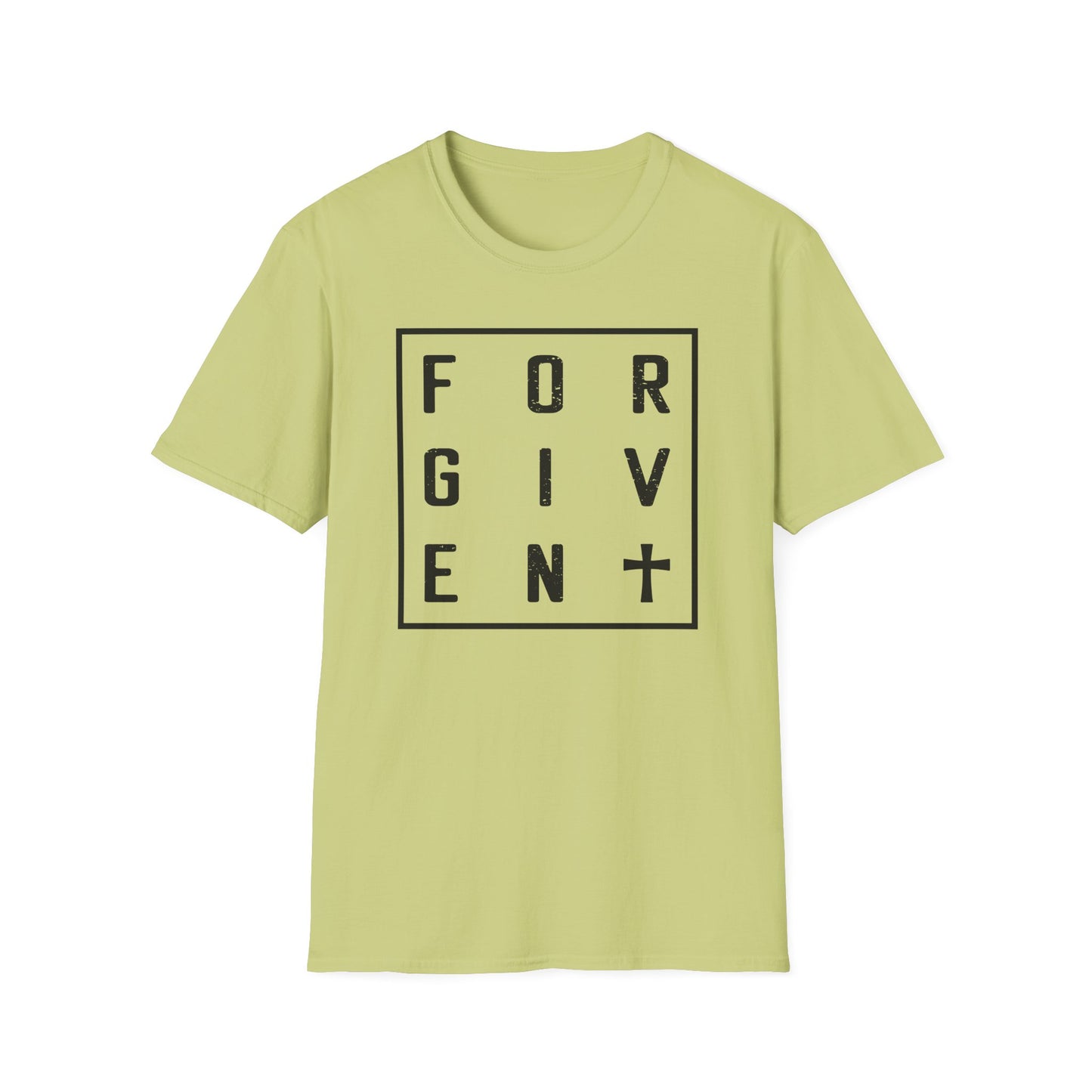 C - Forgiven T-Shirt, Unisex Tee, Motivational Shirt for Everyday Wear, Thoughtful Gift, Spiritual Apparel