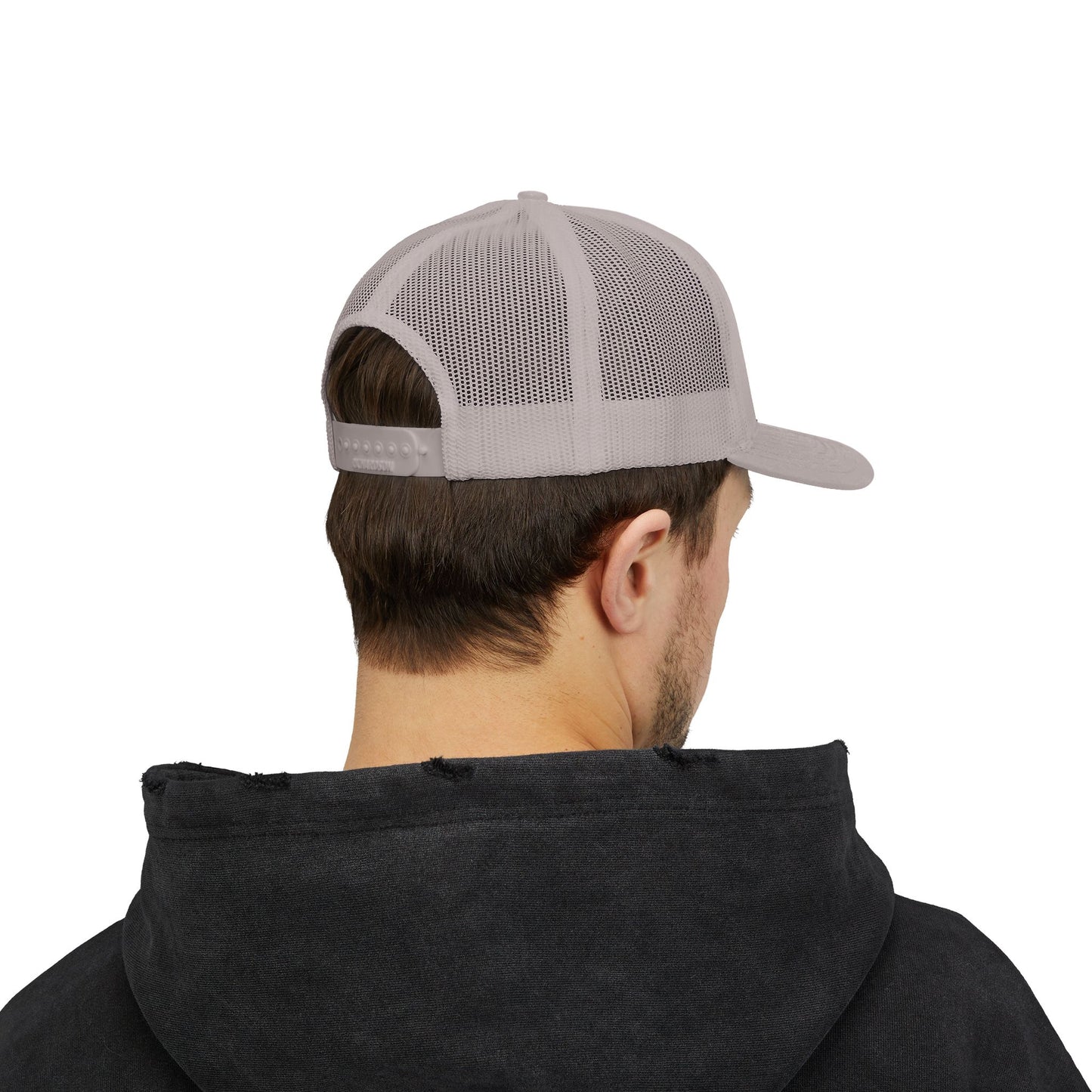 C- Blessed Trucker Cap — Embroidered 'BLESSED' Snapback Hat