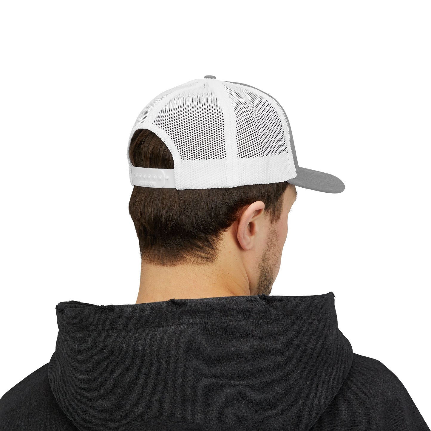 GA- It's Giving Snapback Trucker Hat — Graphic Mesh Baseball Cap