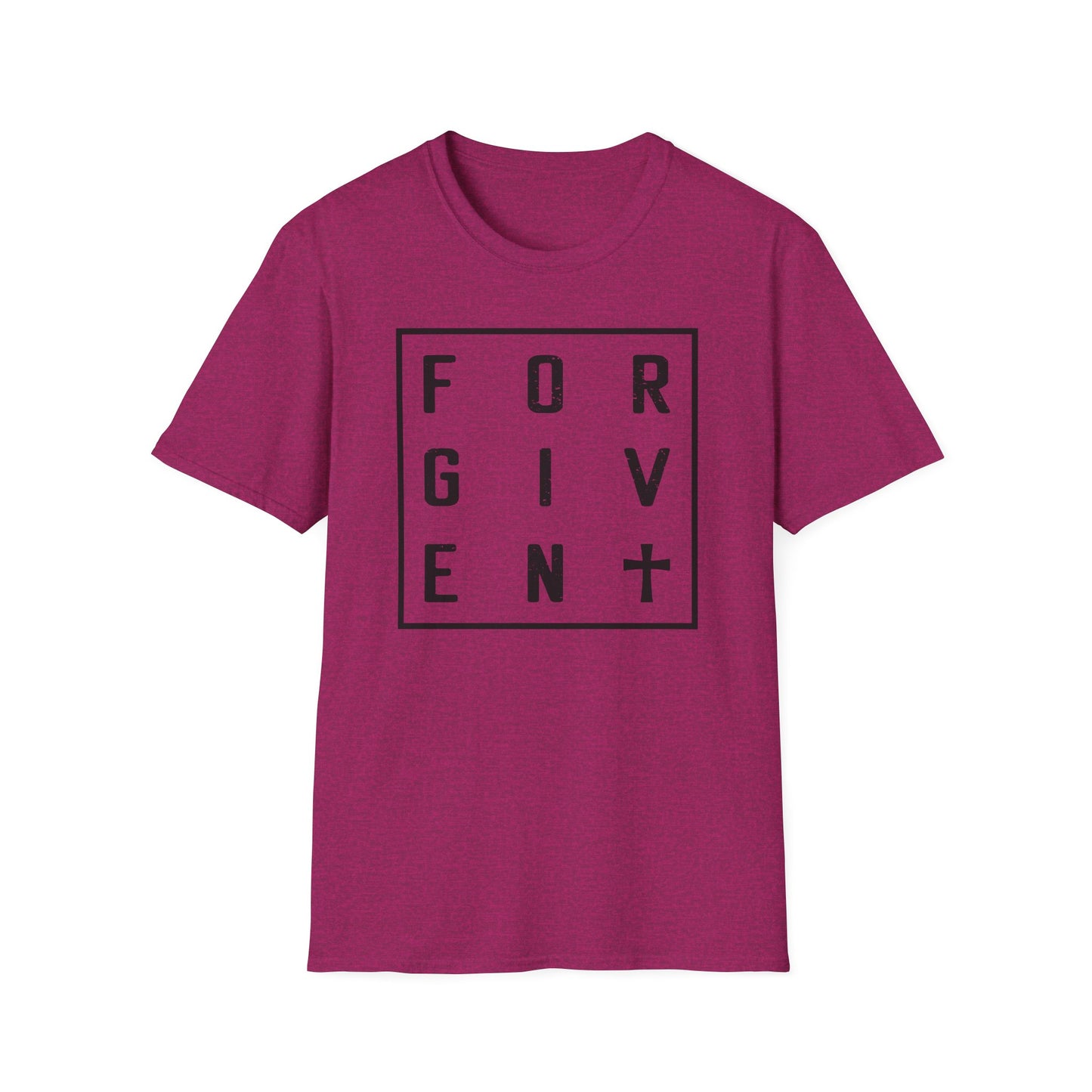 C - Forgiven T-Shirt, Unisex Tee, Motivational Shirt for Everyday Wear, Thoughtful Gift, Spiritual Apparel