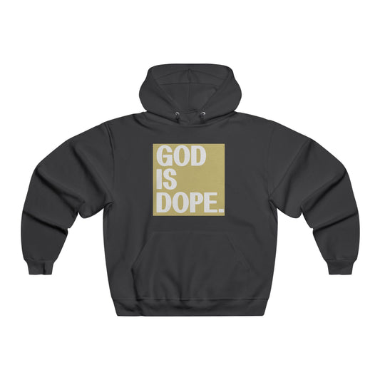 C - God Is Dope Hoodie, Inspirational Sweatshirt, Gift for Him, Christian Apparel, Casual Streetwear, Everyday Comfort