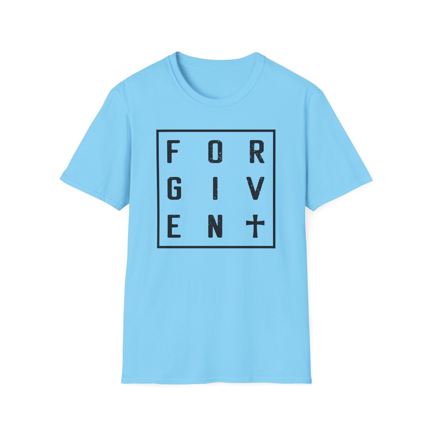 C - Forgiven T-Shirt, Unisex Tee, Motivational Shirt for Everyday Wear, Thoughtful Gift, Spiritual Apparel