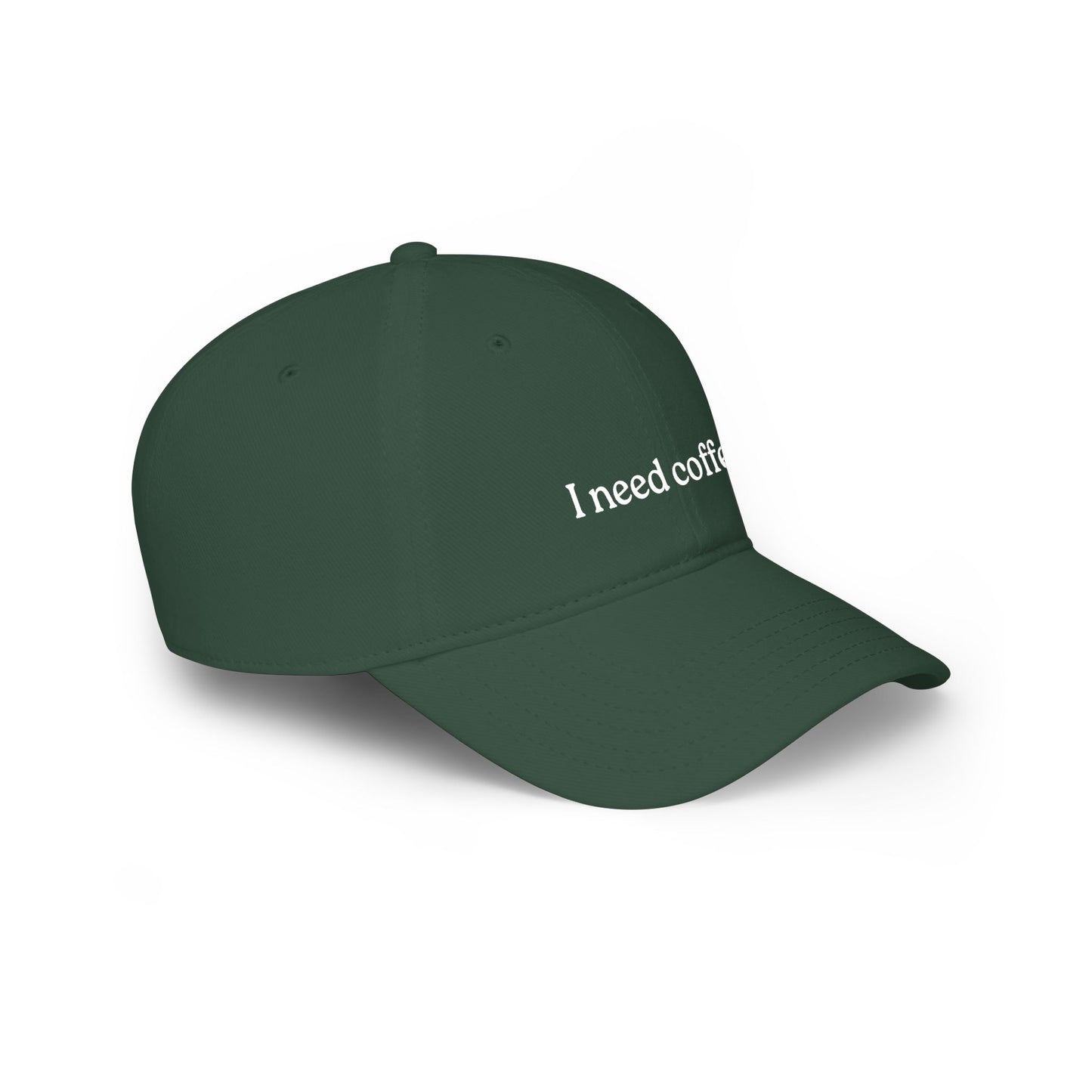 GA- I Need Coffee Baseball Cap – Low Profile Dad Hat