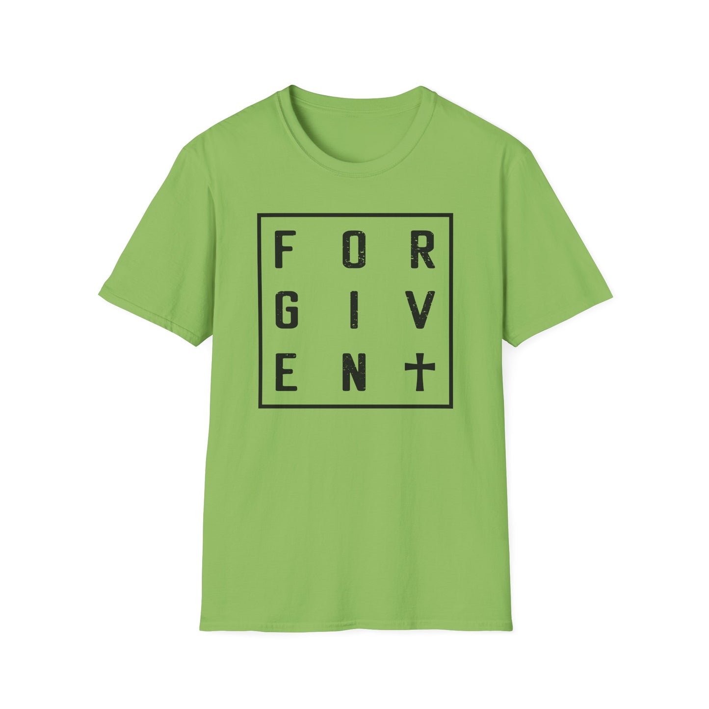 C - Forgiven T-Shirt, Unisex Tee, Motivational Shirt for Everyday Wear, Thoughtful Gift, Spiritual Apparel
