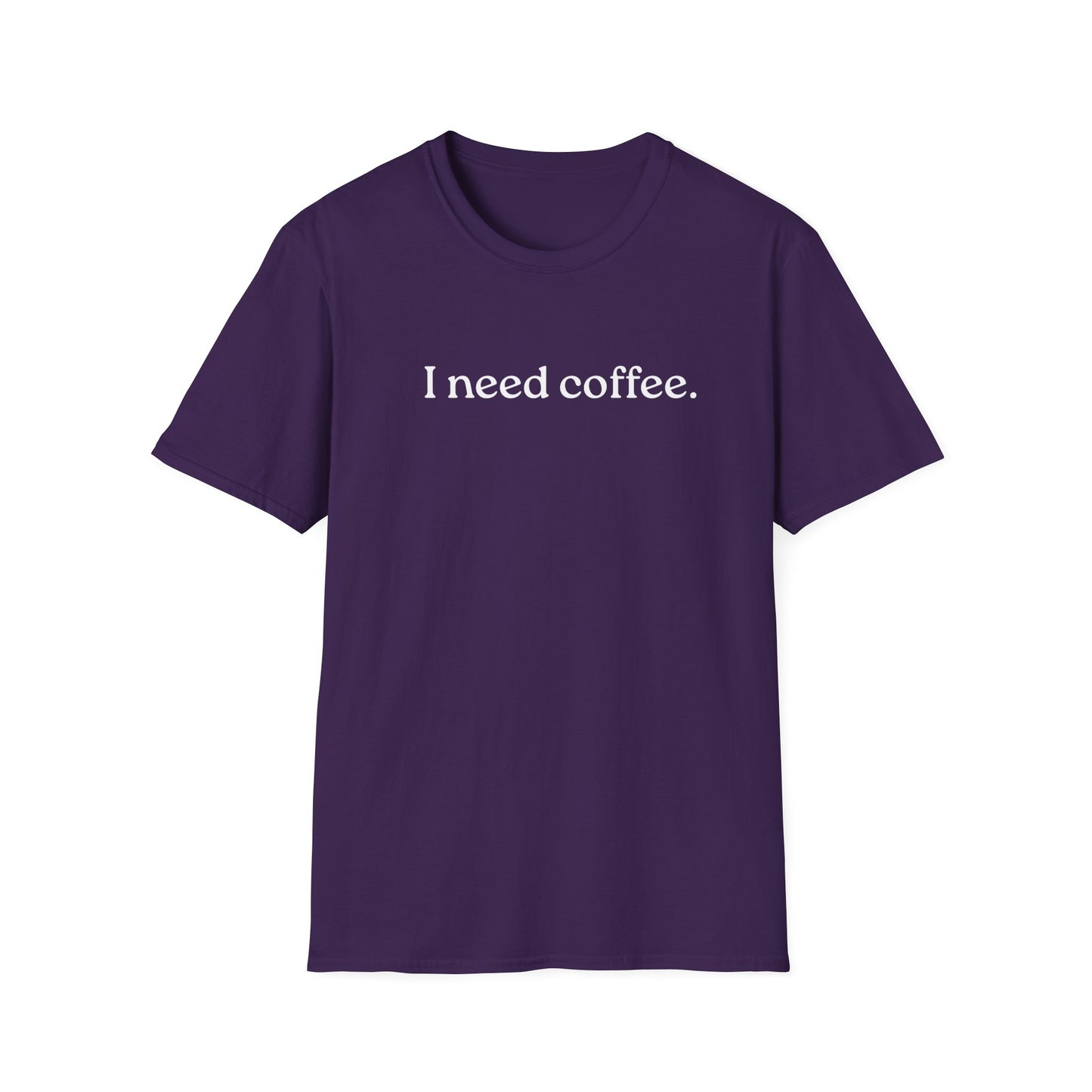 M- I Need Coffee T-Shirt, Funny Tee, Coffee Lover Gift, Casual Wear, Everyday Humor, Birthday Present