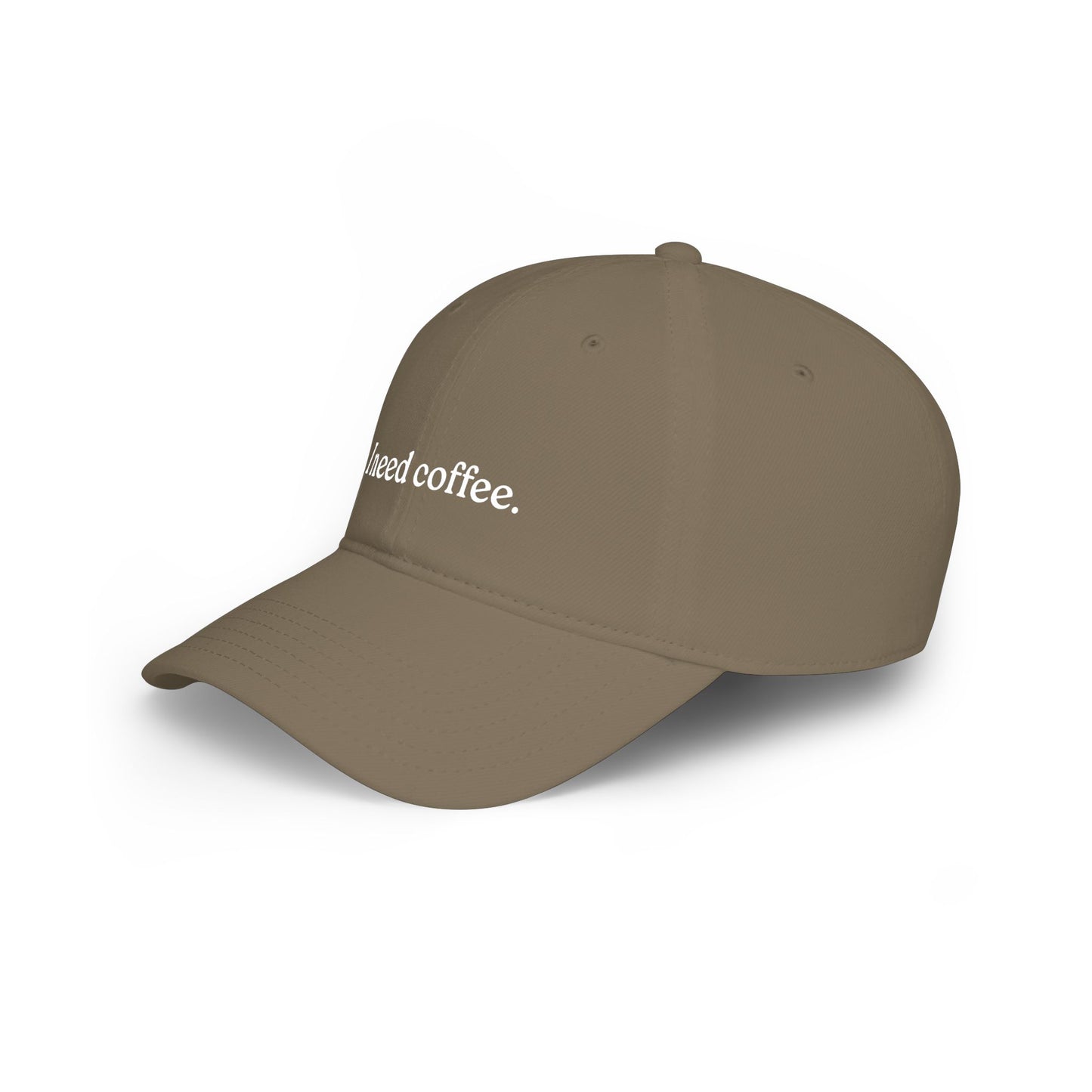 GA- I Need Coffee Baseball Cap – Low Profile Dad Hat