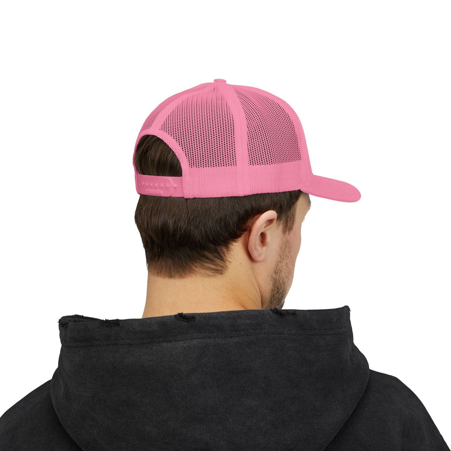 C- Blessed Trucker Cap — Embroidered 'BLESSED' Snapback Hat