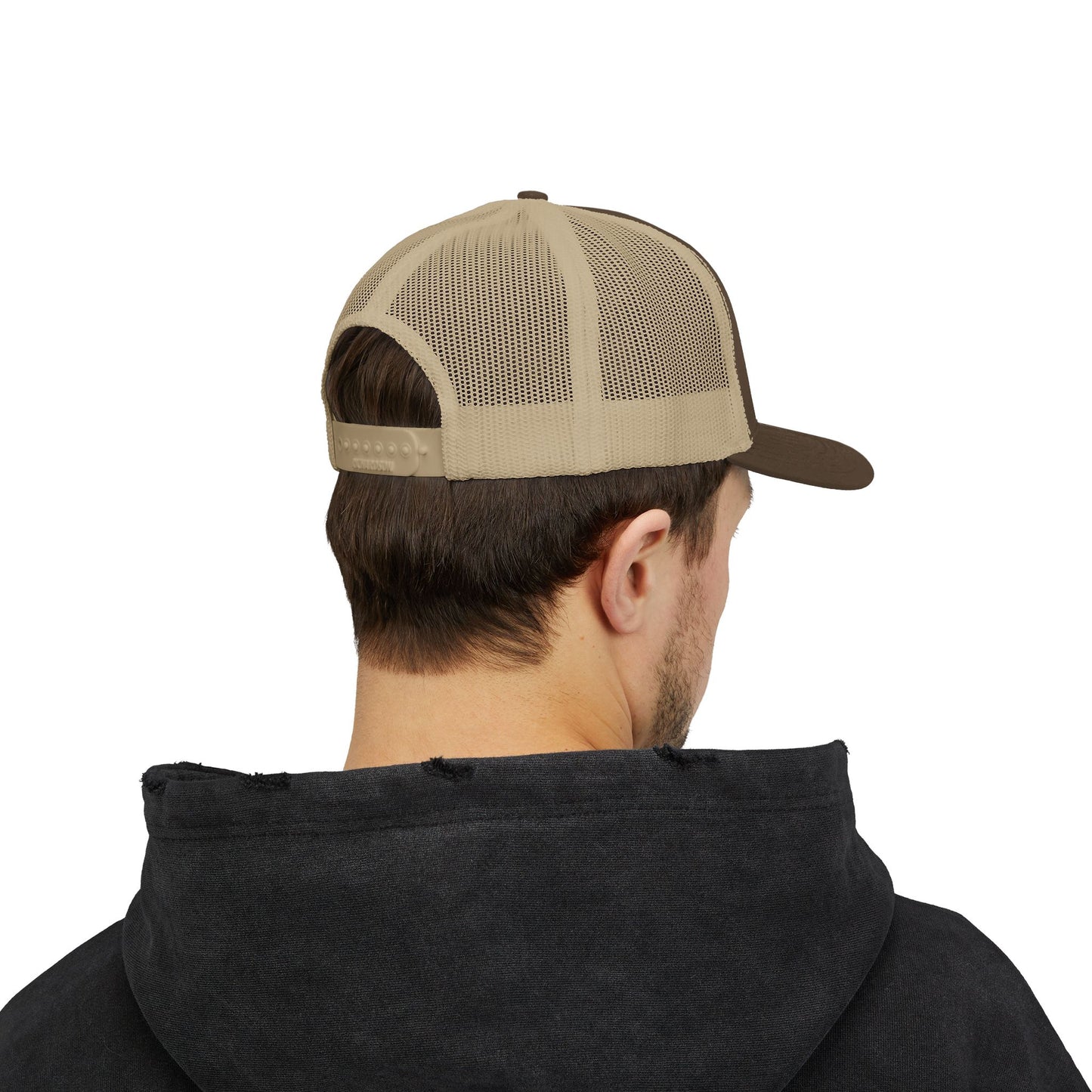 C- Blessed Trucker Cap — Embroidered 'BLESSED' Snapback Hat