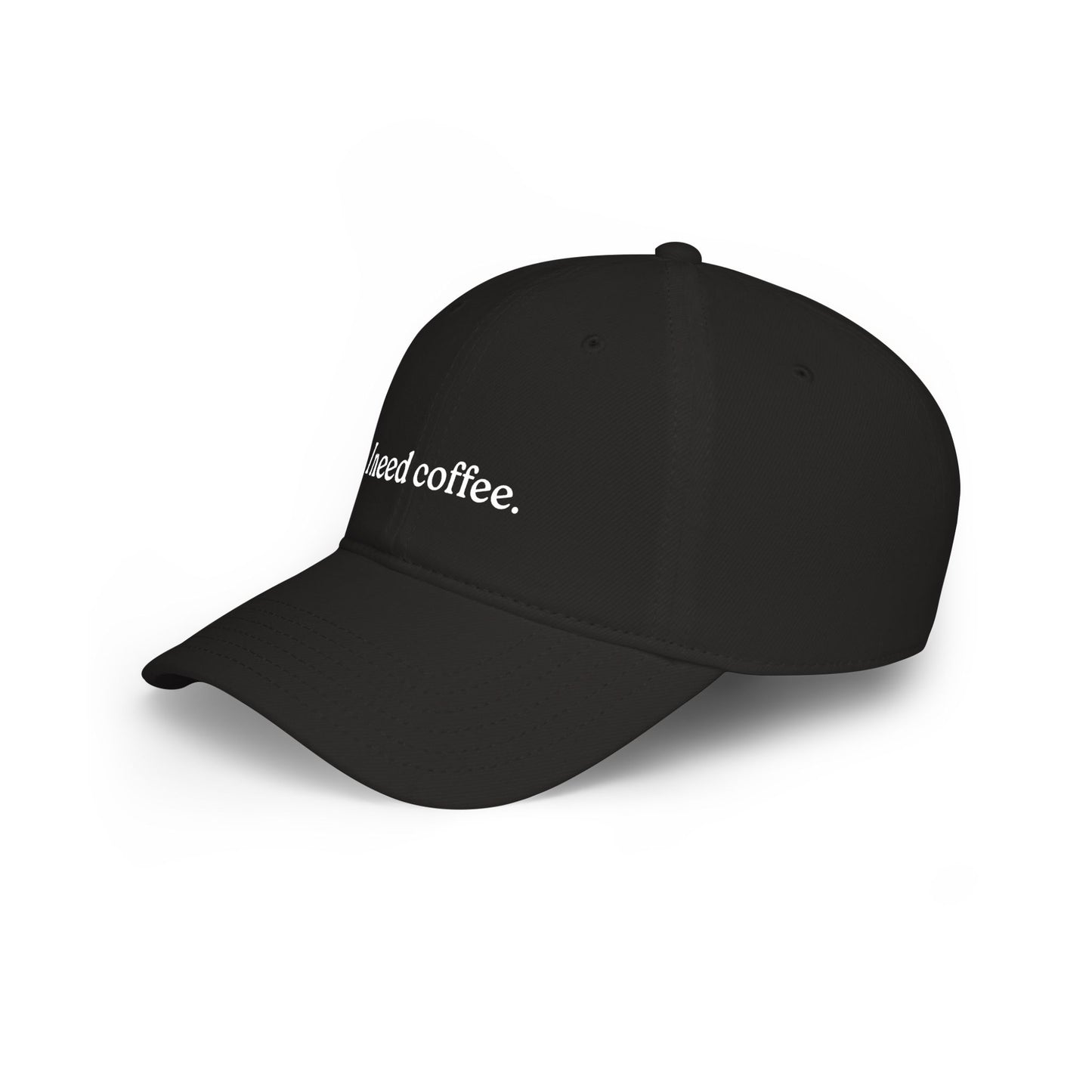 GA- I Need Coffee Baseball Cap – Low Profile Dad Hat