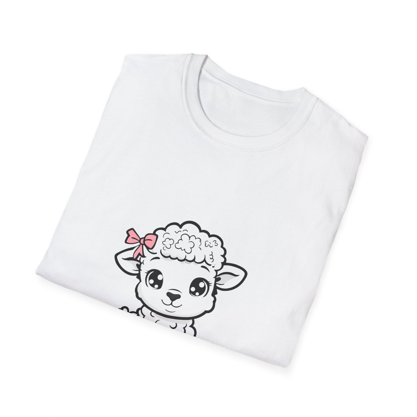 E- Cute Little Lamb Softstyle T-Shirt