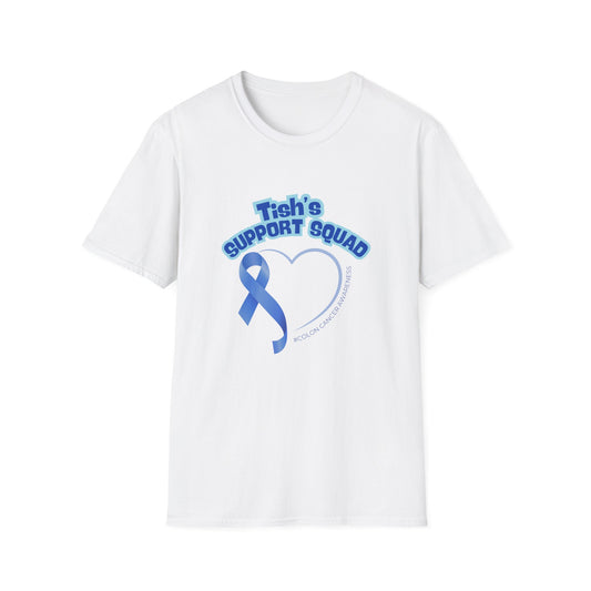 Tish's Support Squad T-Shirt - Team Spirit, Gift for Caregivers, Fundraising, Awareness Events, Motivational Apparel