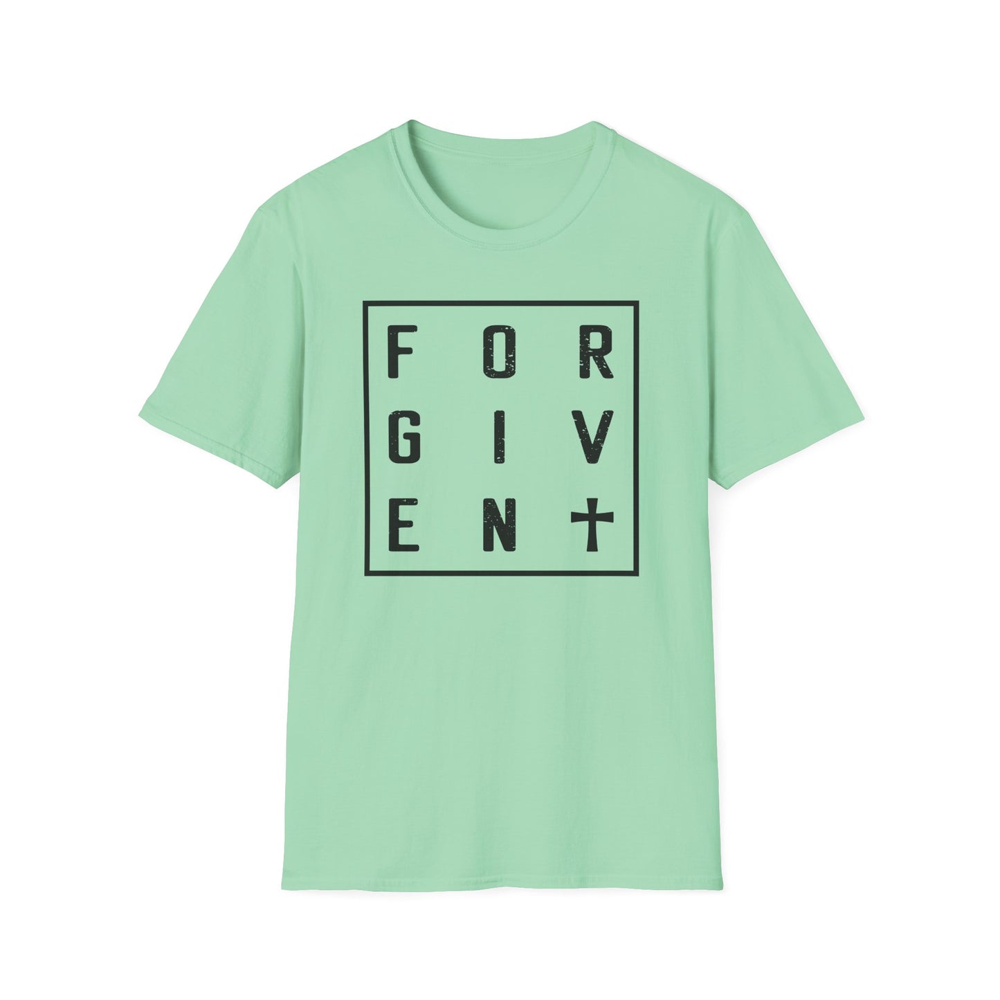 C - Forgiven T-Shirt, Unisex Tee, Motivational Shirt for Everyday Wear, Thoughtful Gift, Spiritual Apparel