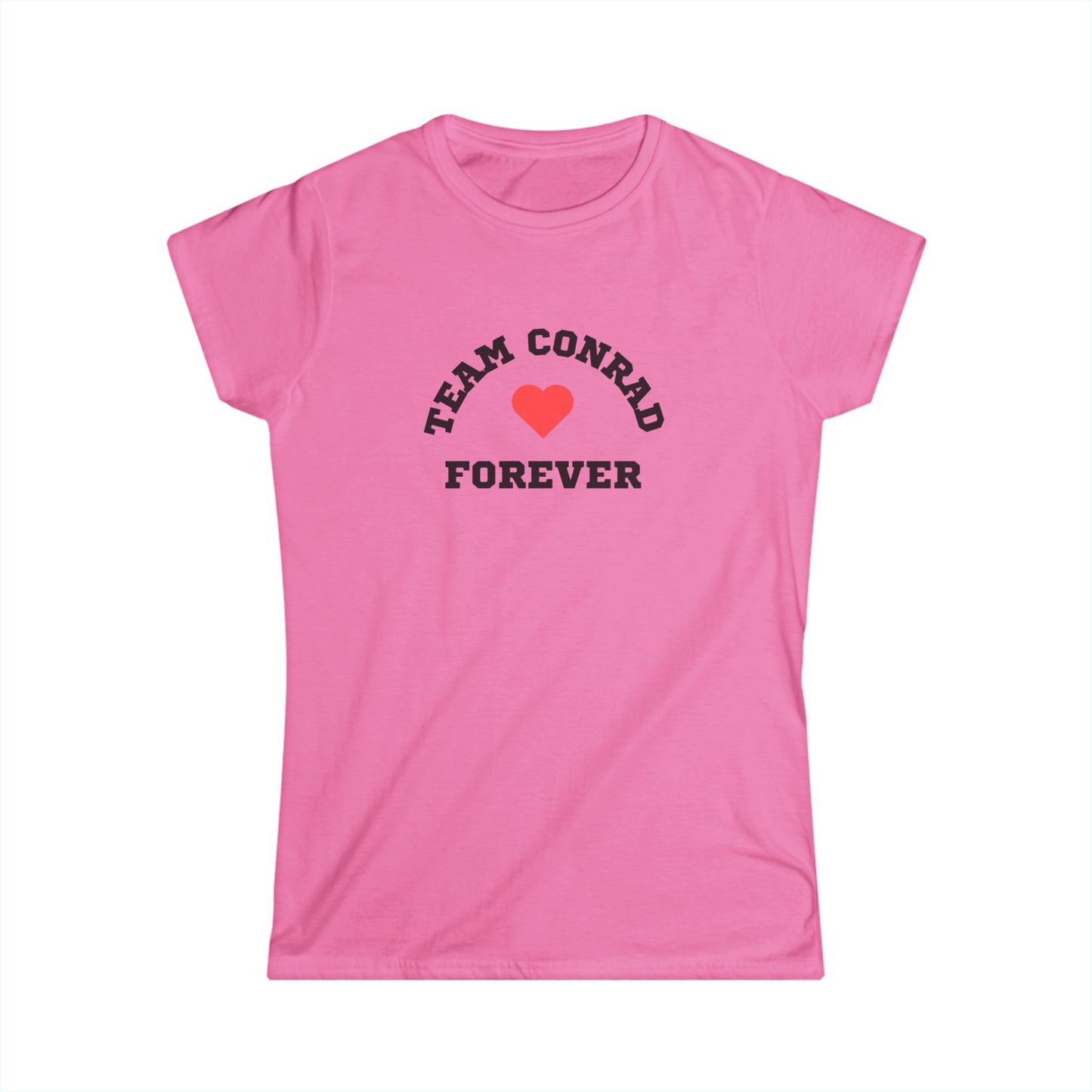 Team Conrad Forever  Tee, Cute Graphic Shirt, Gift for Fans, Casual Wear, Birthday Gift, Team Spirit Apparel