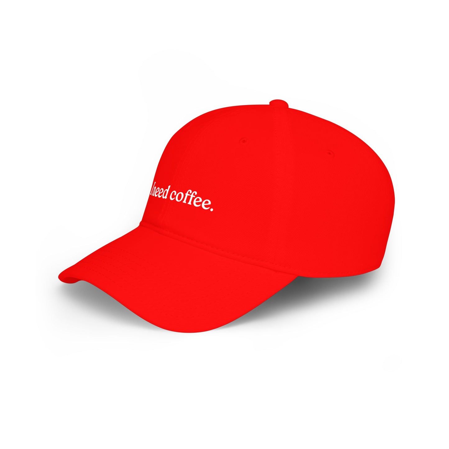GA- I Need Coffee Baseball Cap – Low Profile Dad Hat