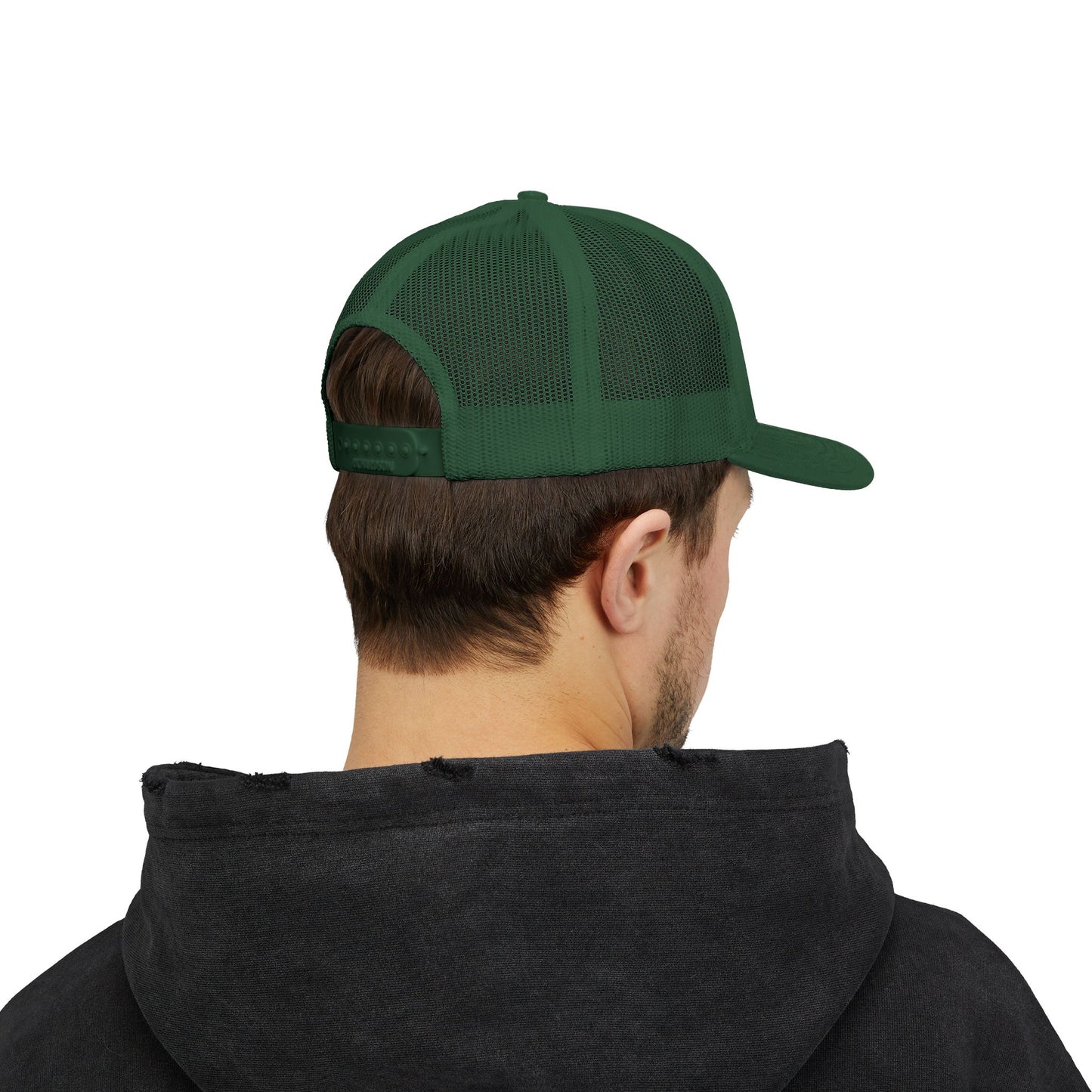 C- Blessed Trucker Cap — Embroidered 'BLESSED' Snapback Hat