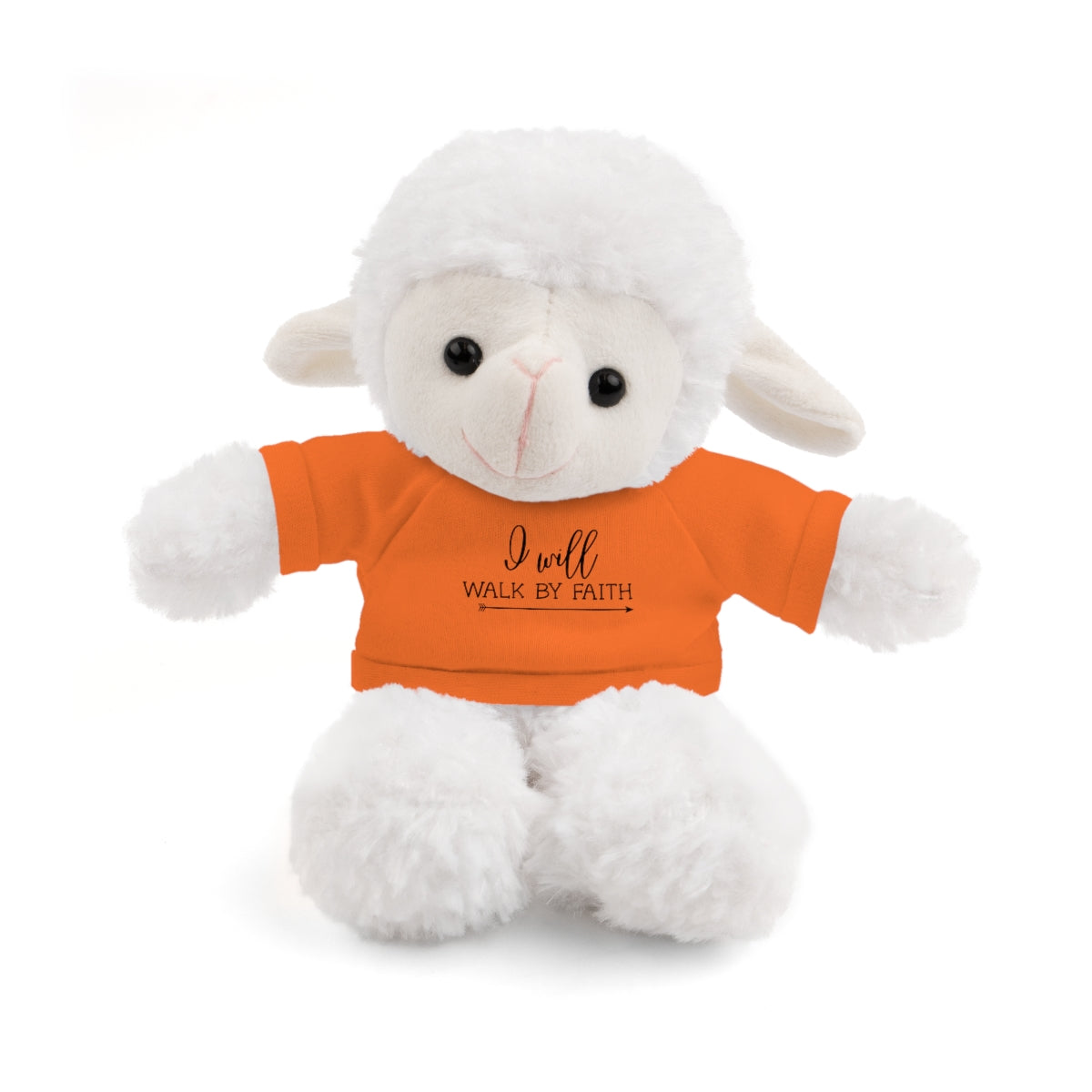 C- I Will Walk By Faith Stuffed Animals with Tee