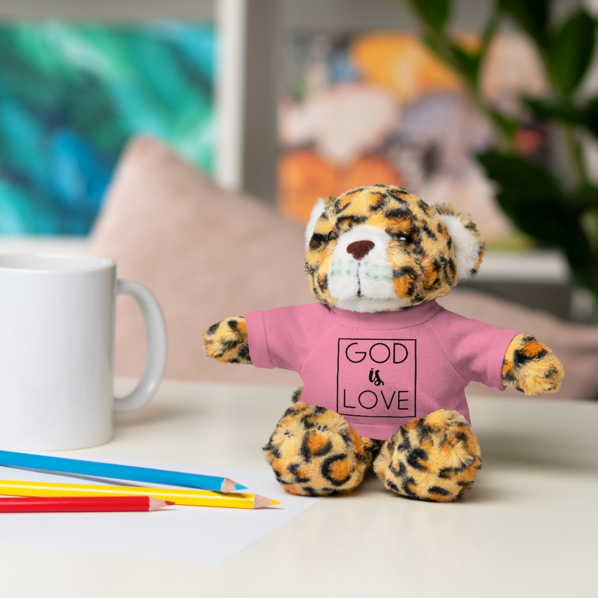 C- God Is Love Stuffed Animals with Tee