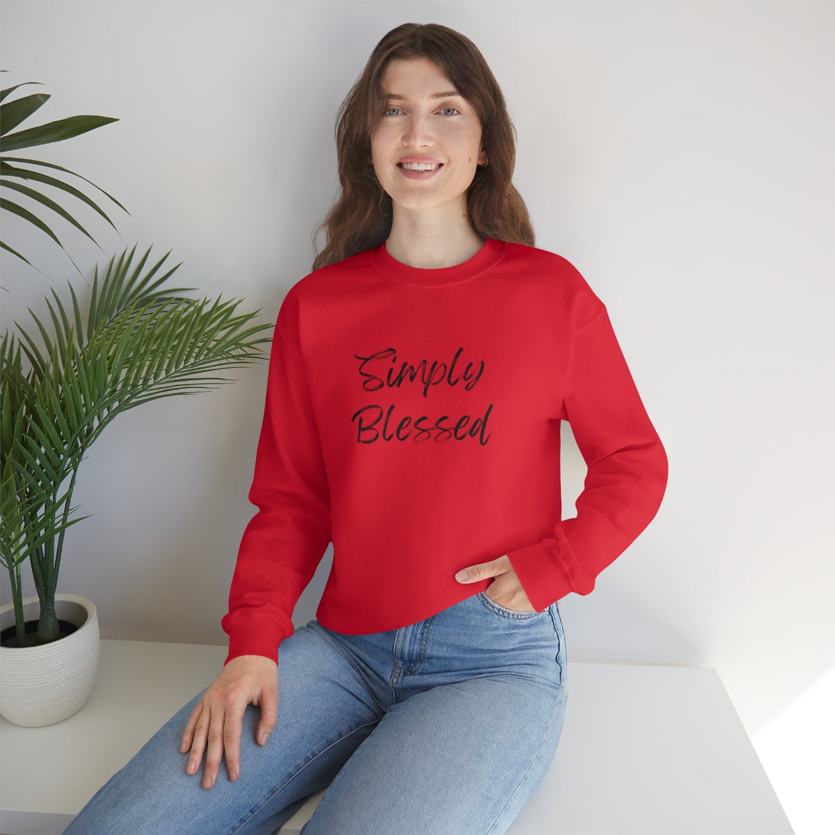 C- Simply Blessed Crewneck Sweatshirt
