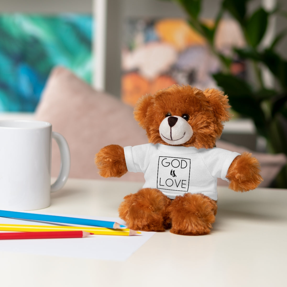 C- God Is Love Stuffed Animals with Tee