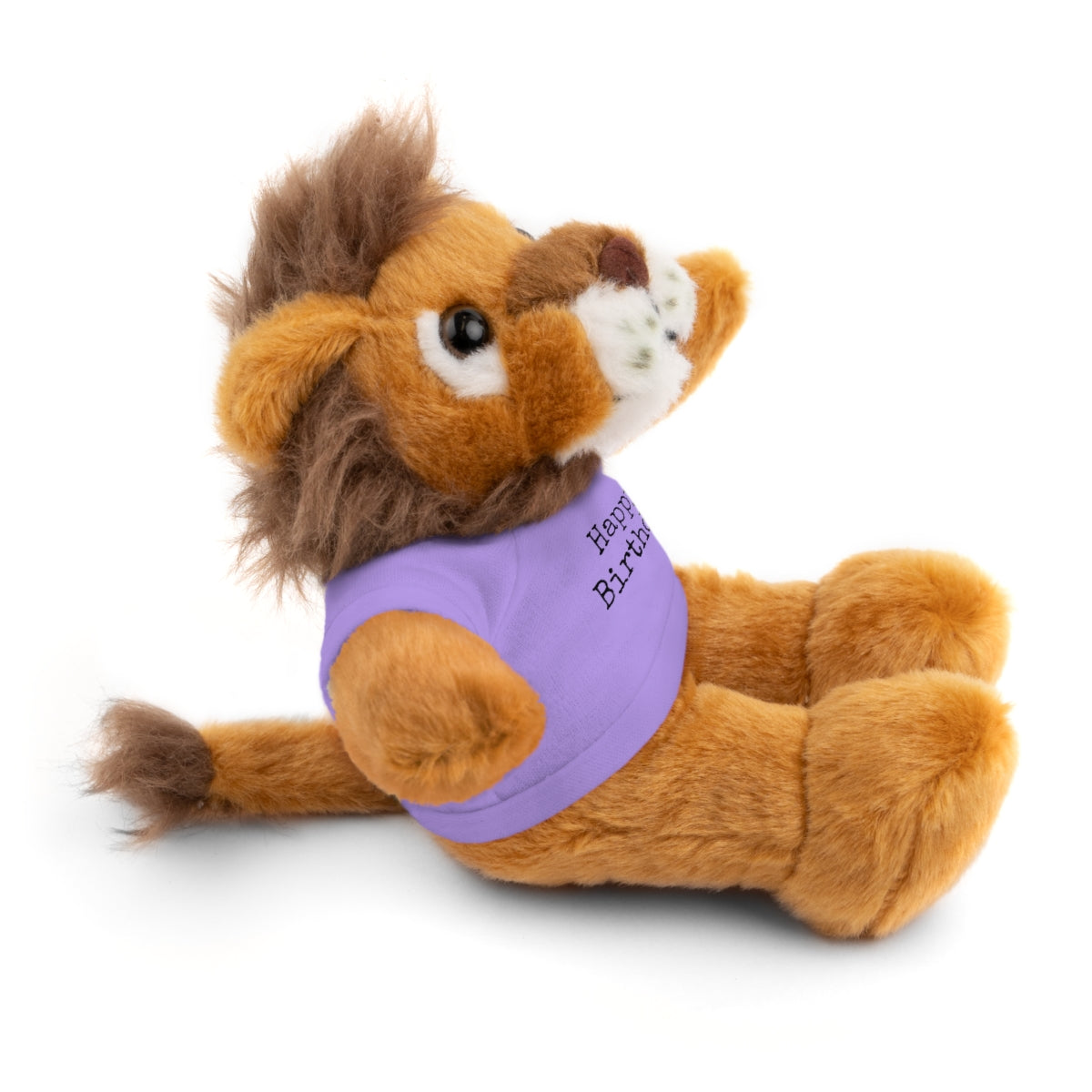 SA- Happy Birthday Black Font Stuffed Animals with Tee